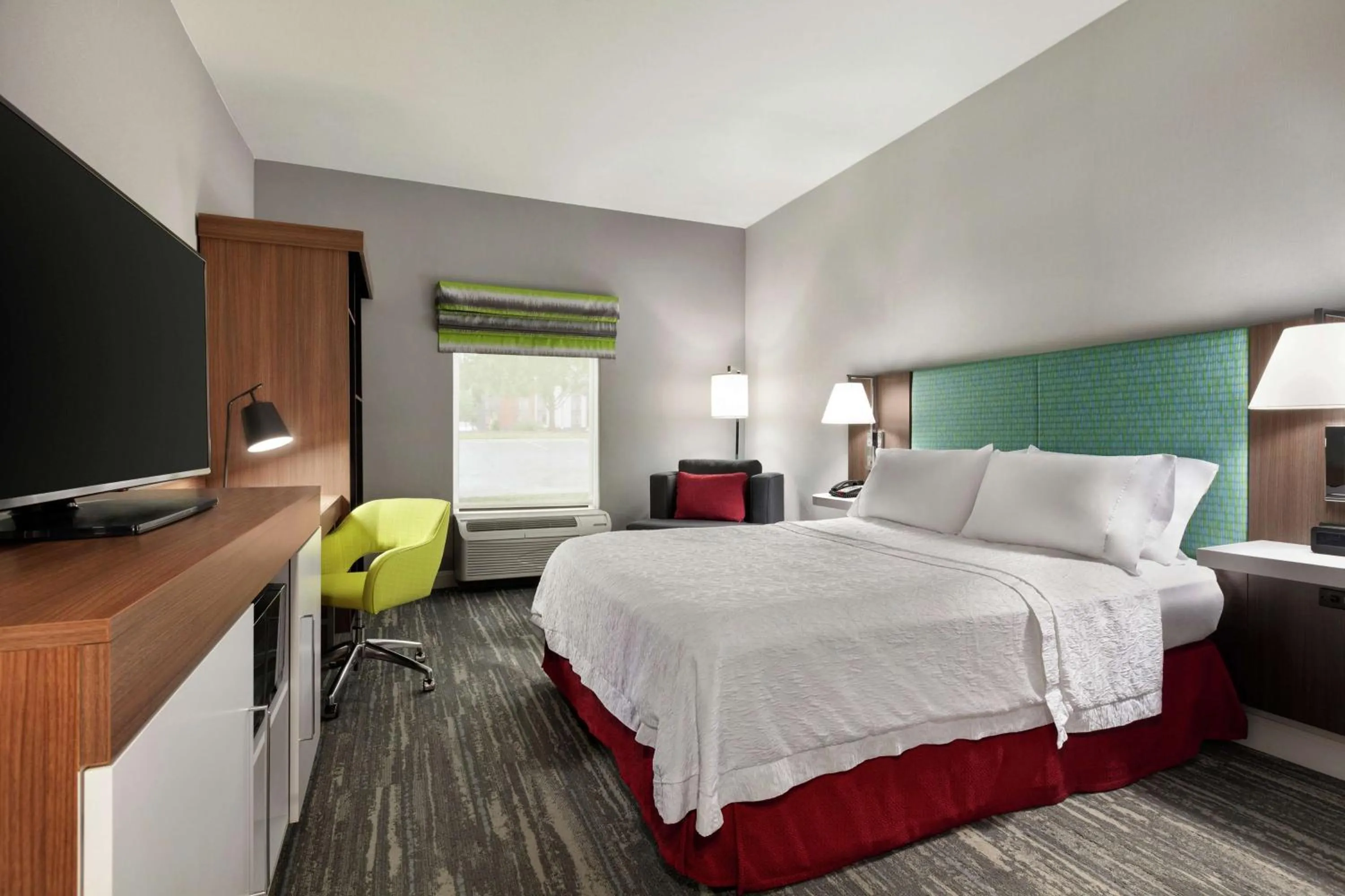 Bedroom, Bed in Hampton by Hilton Oklahoma City I-40 East- Tinker AFB