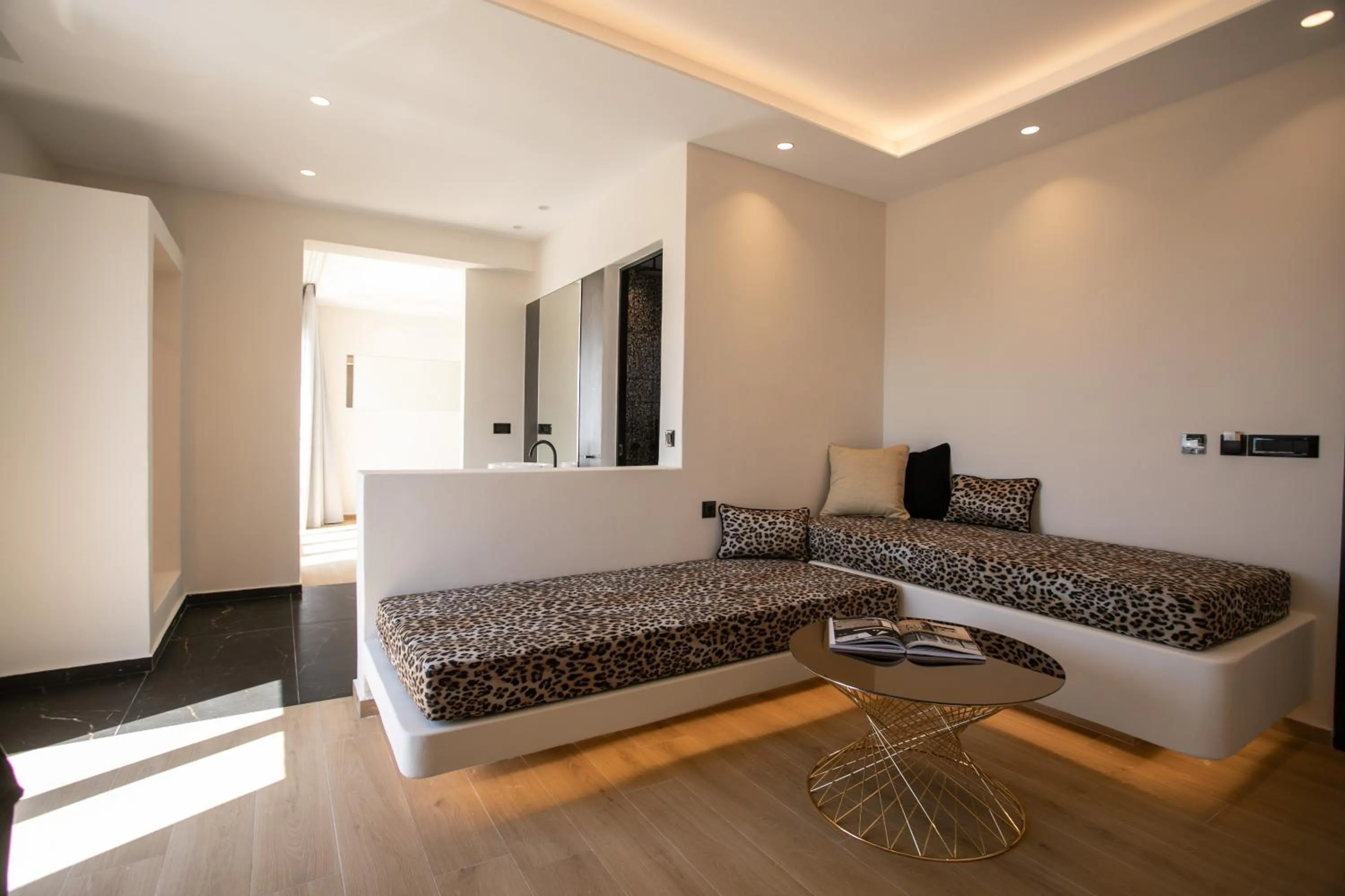 Bed in Iphimedeia Luxury Hotel & Suites