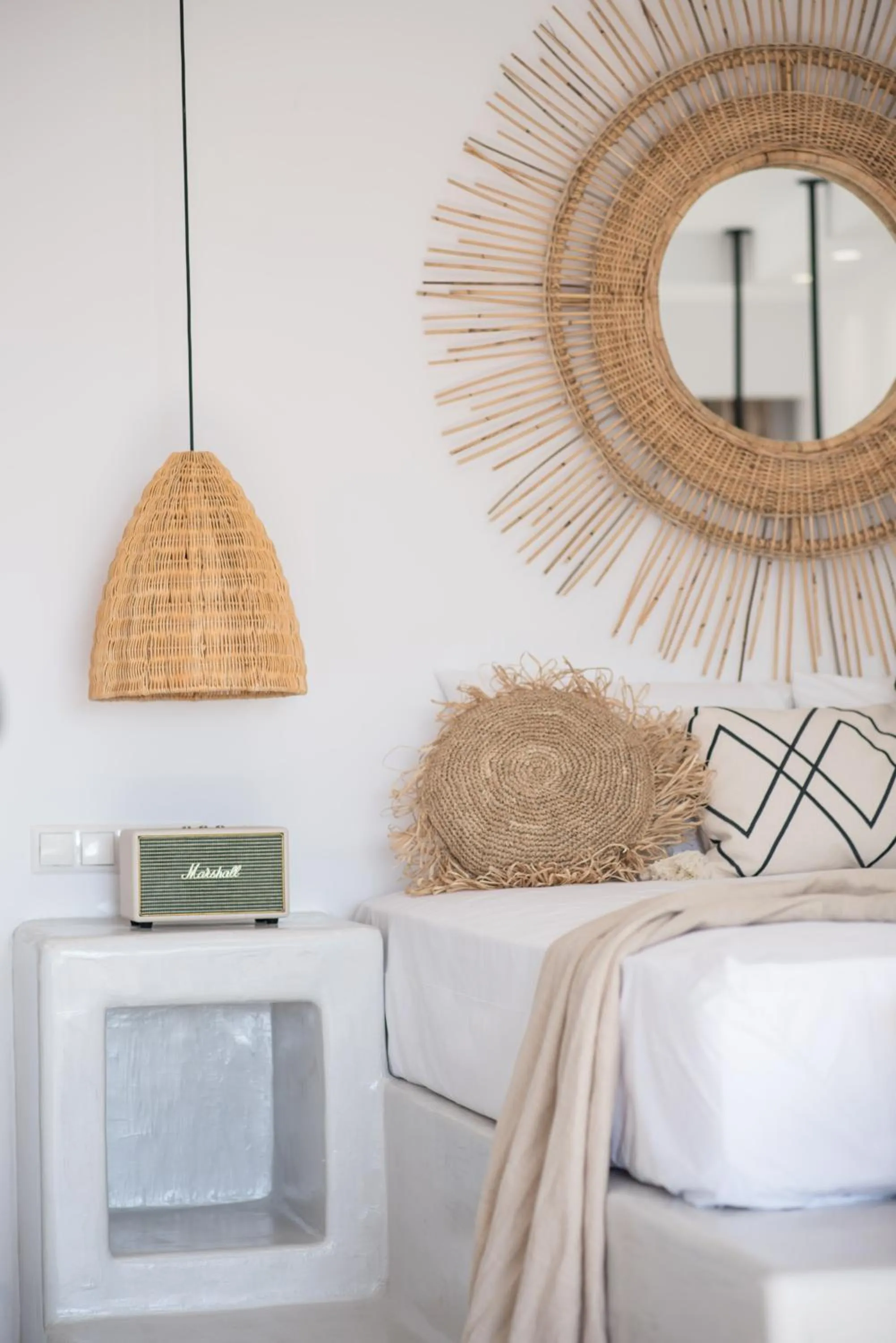 Bed in Iphimedeia Luxury Hotel & Suites