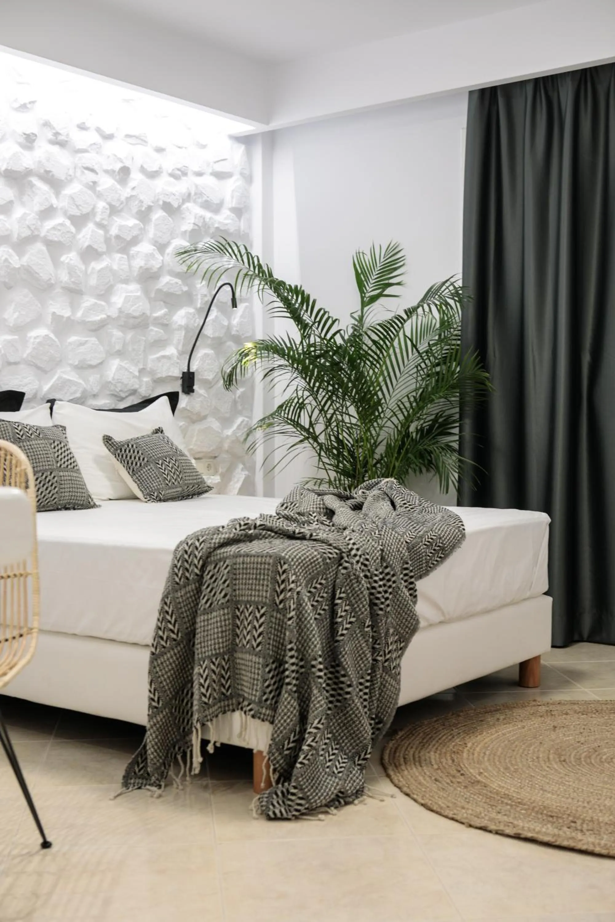 Bed in Iphimedeia Luxury Hotel & Suites