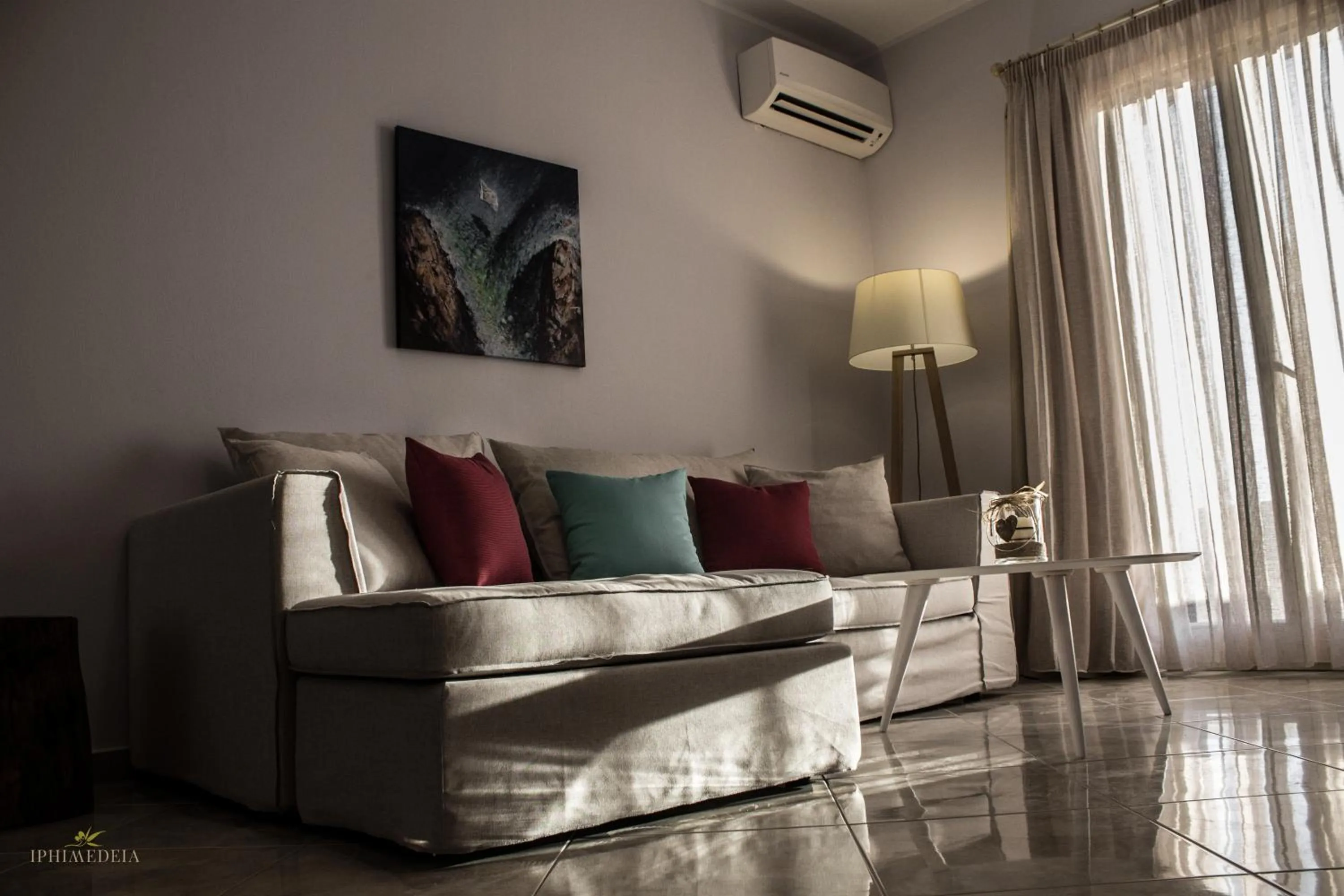 Living room in Iphimedeia Luxury Hotel & Suites