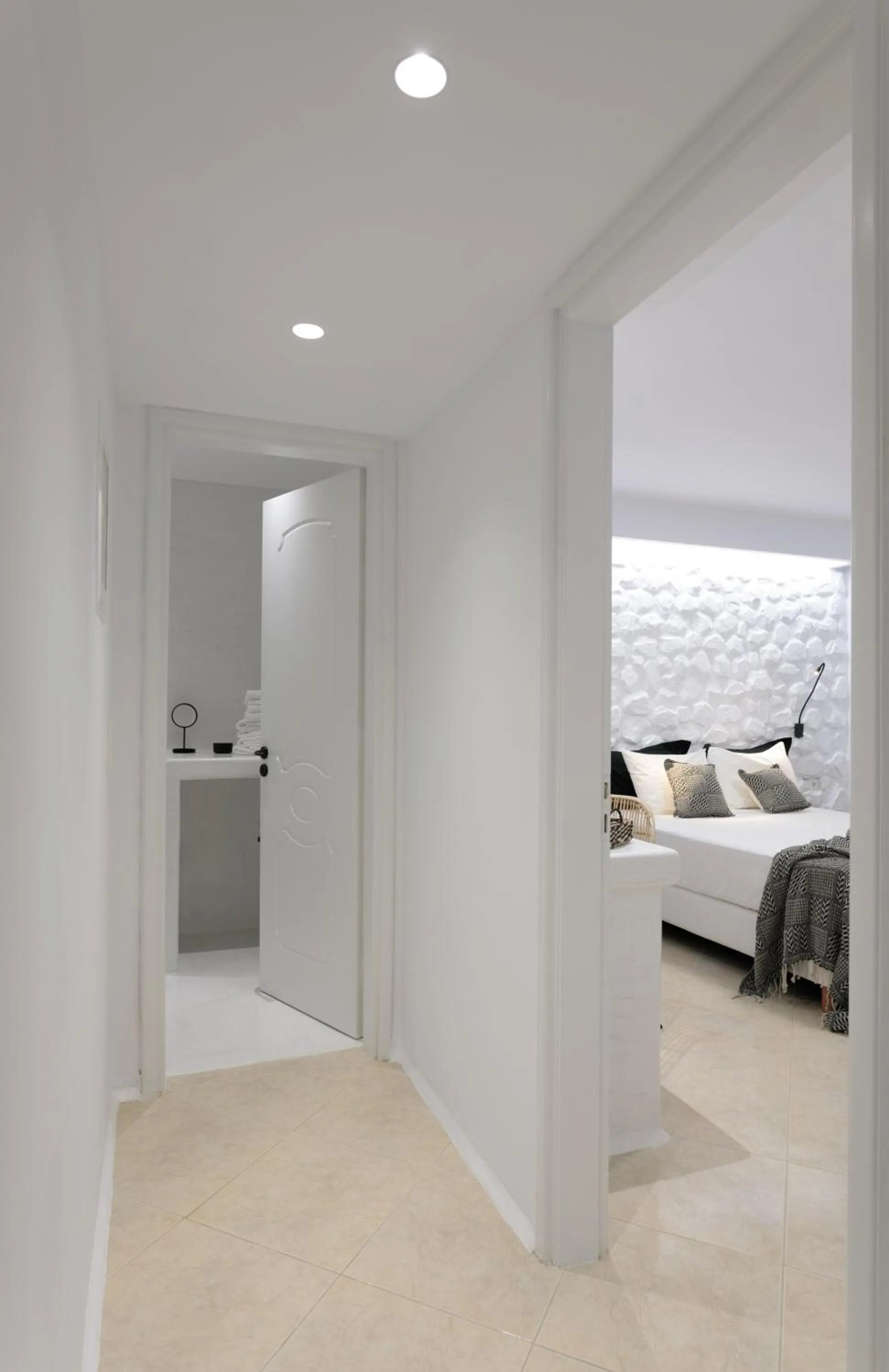 Bed in Iphimedeia Luxury Hotel & Suites