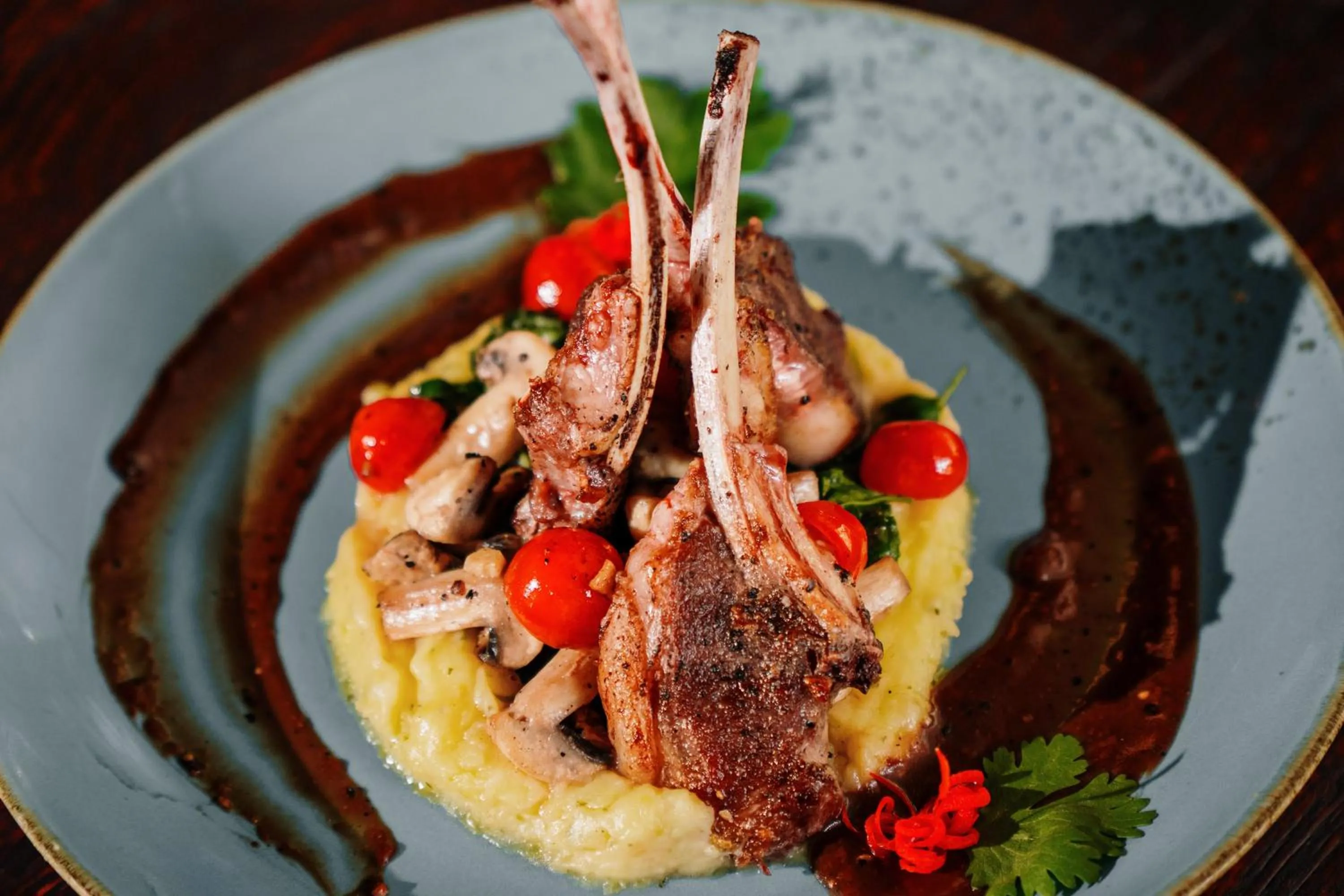 Food close-up in Akana Boutique Hotel