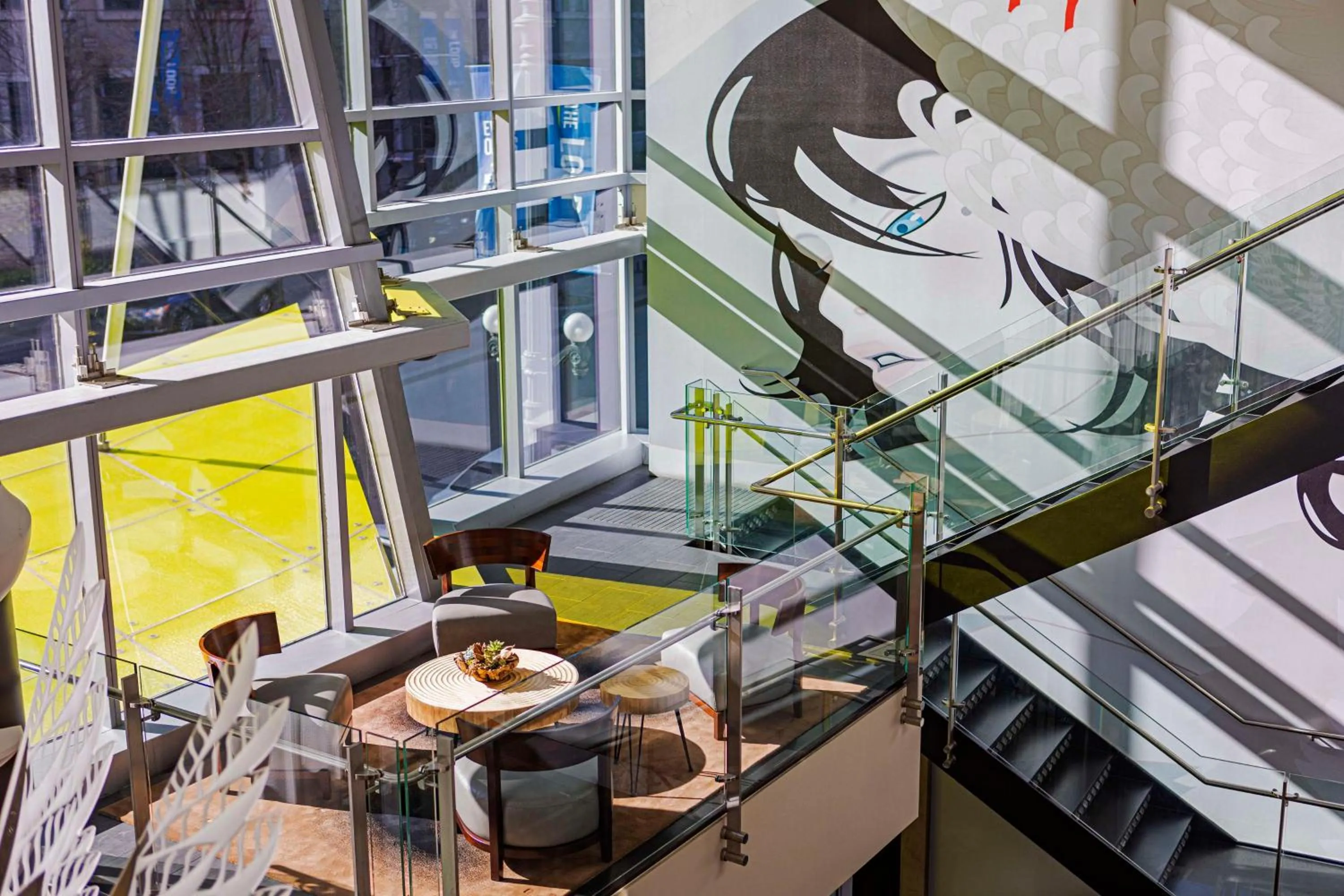 Lobby or reception in theWit Chicago, a Hilton Hotel