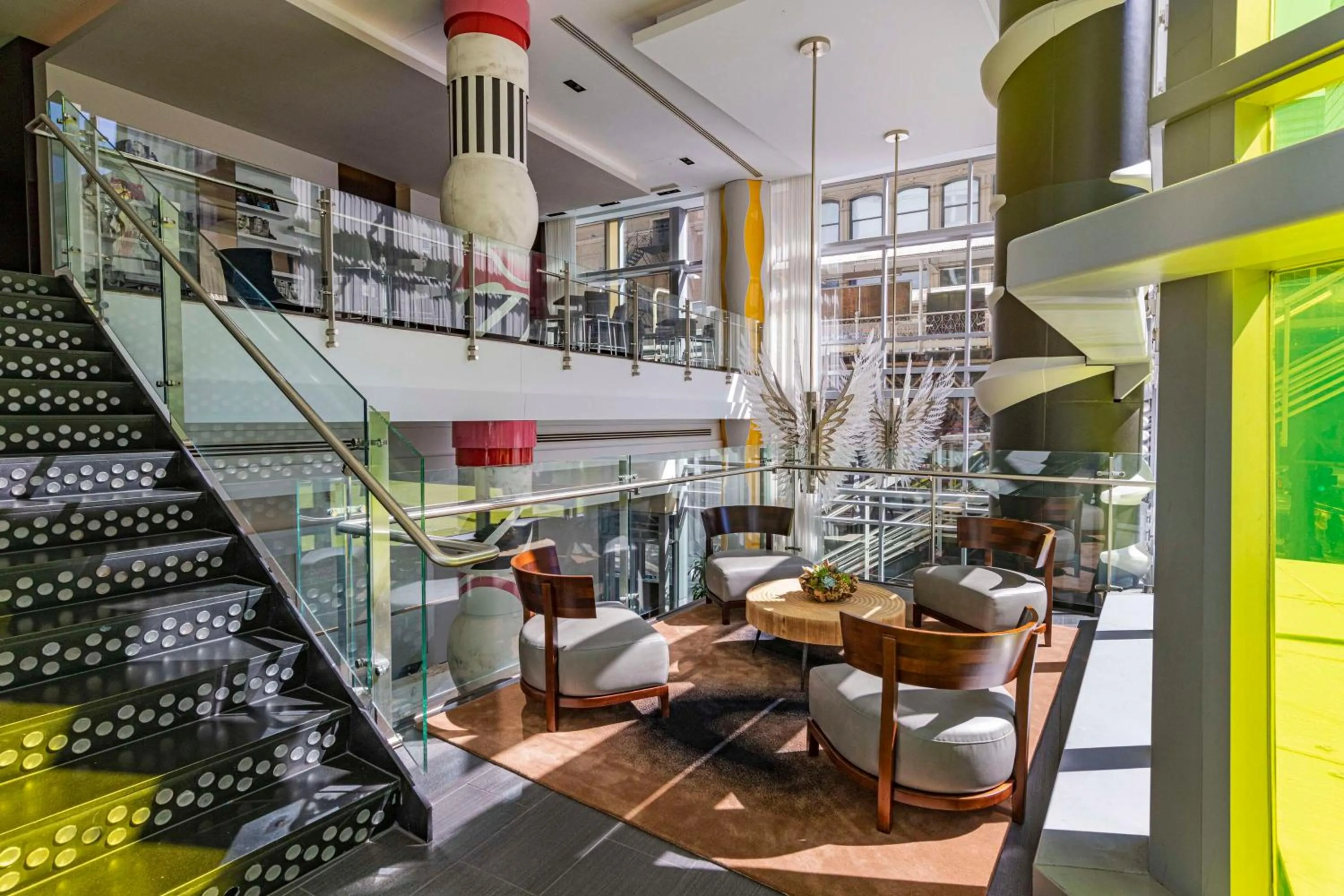 Property building in theWit Chicago, a Hilton Hotel