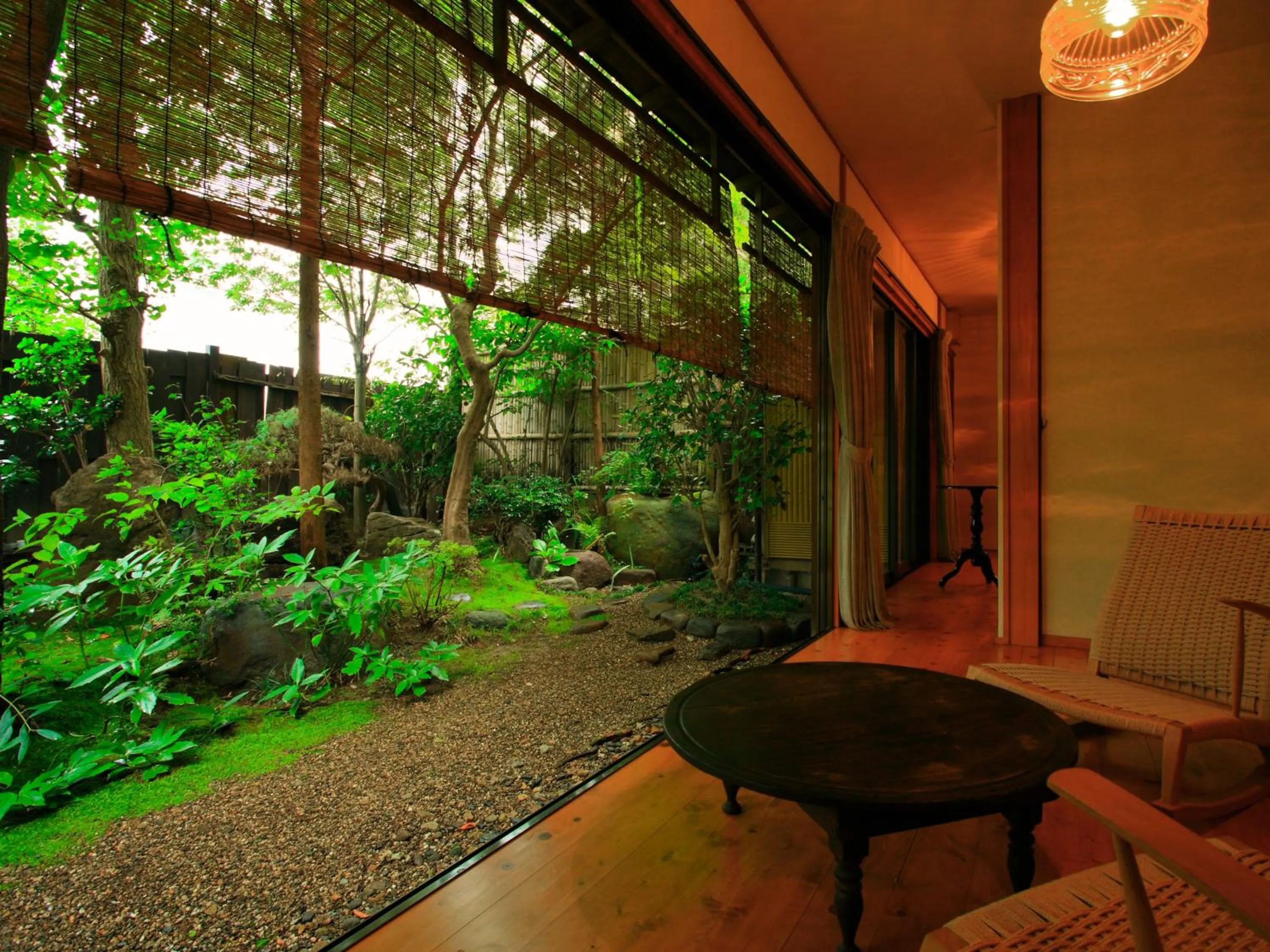 Garden view in Hanakanzashi