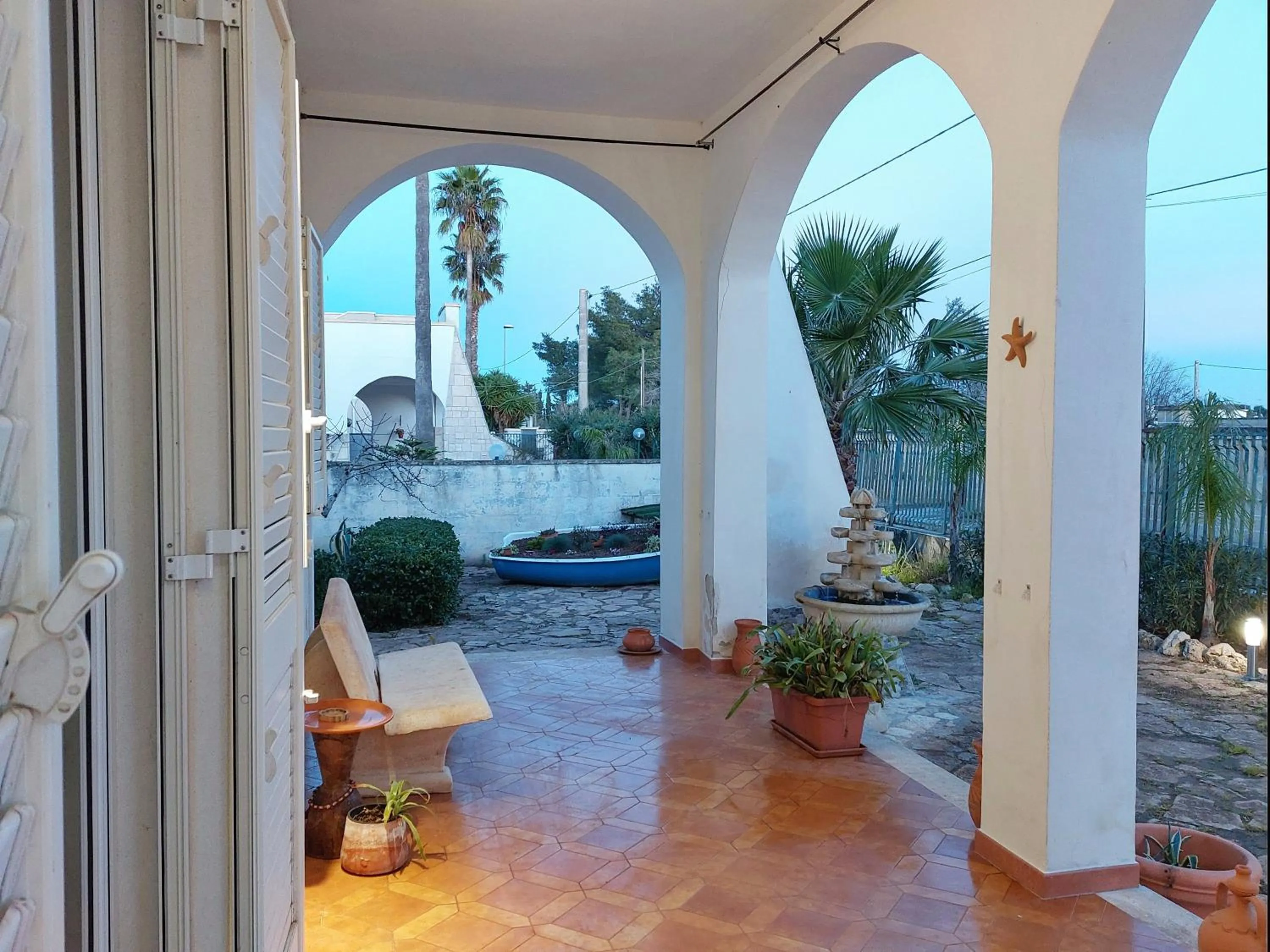 Patio in Villa Musella B&B