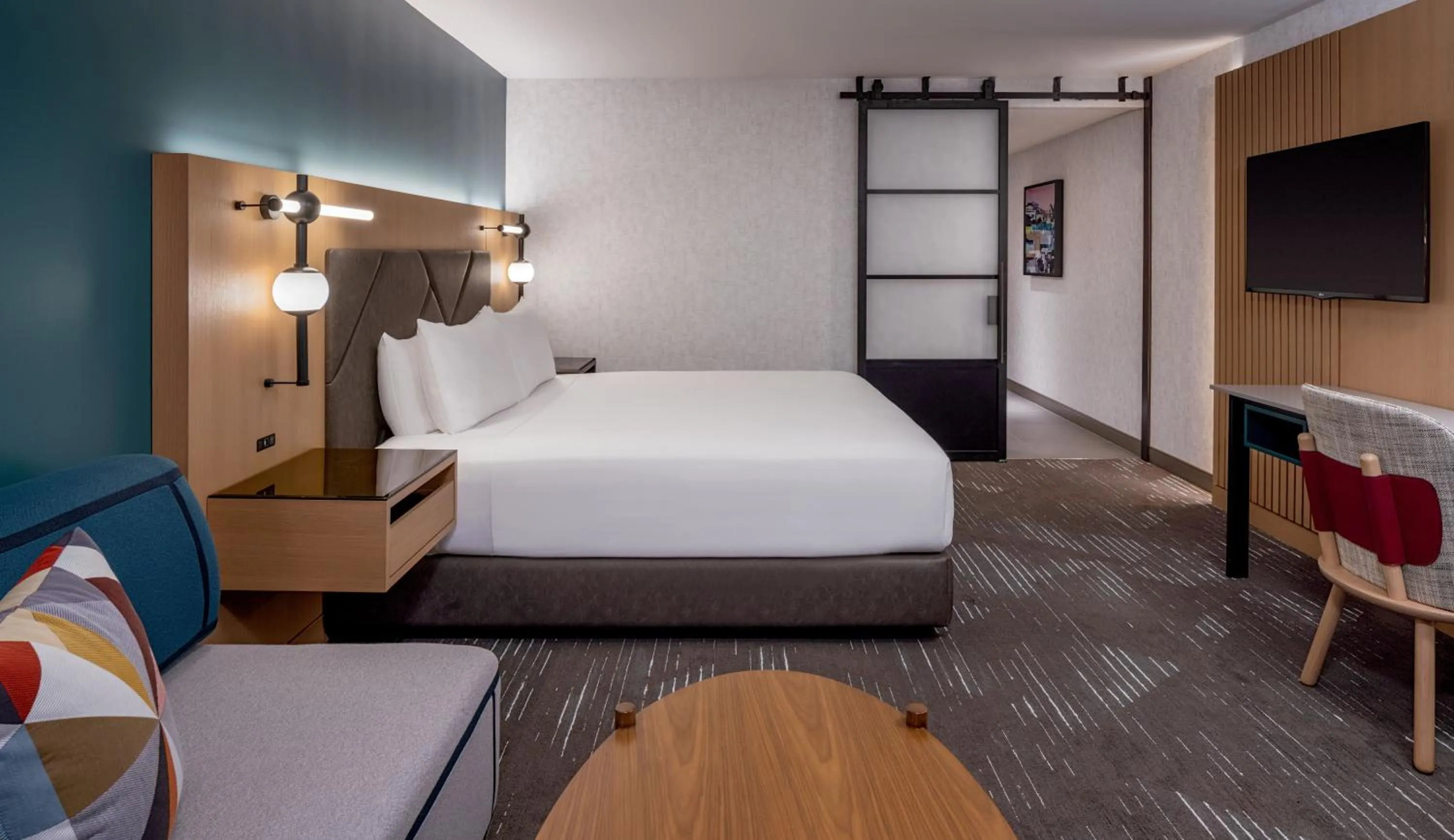 Bed in Hyatt Regency San Francisco