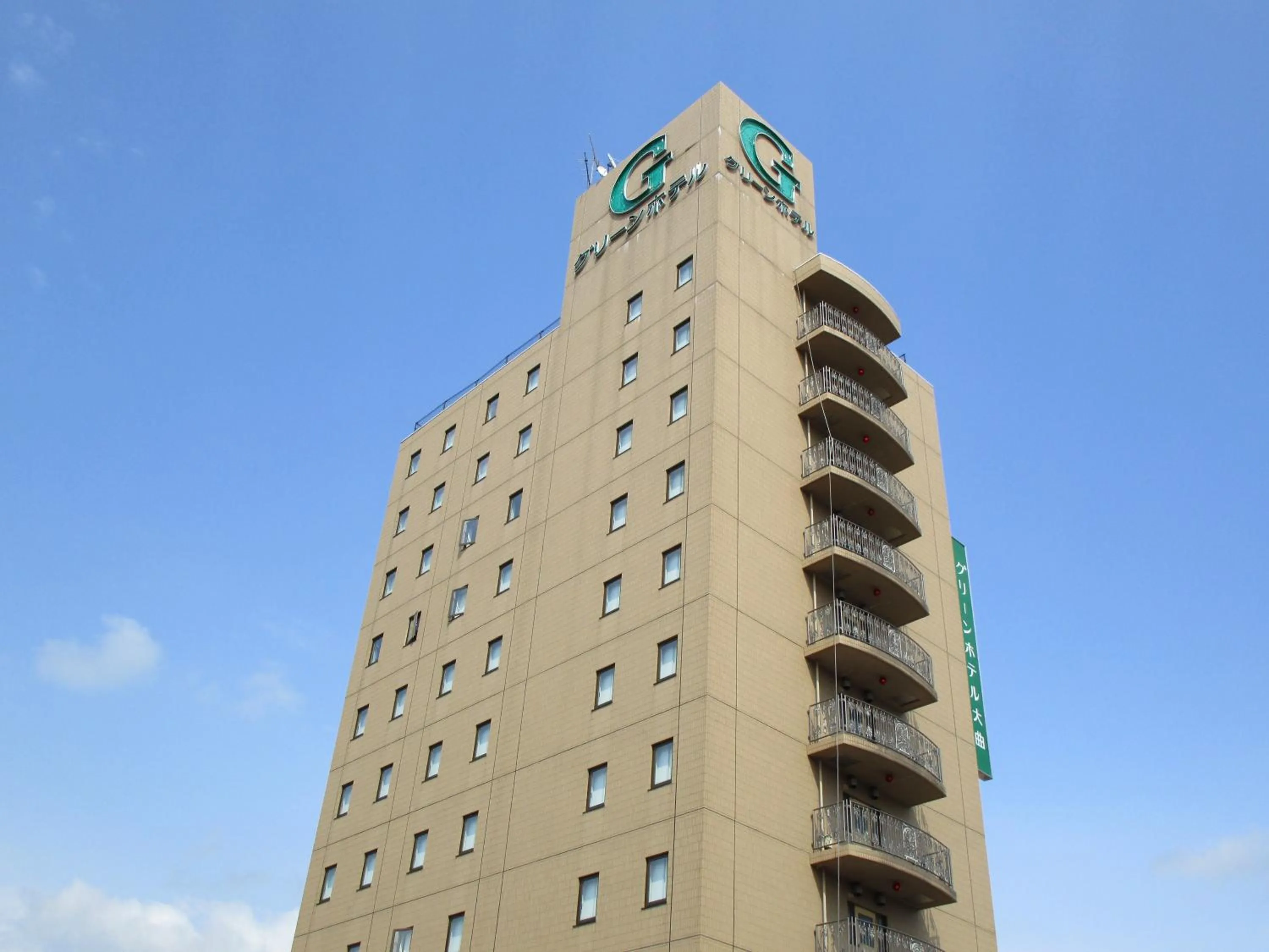 Property building in Green Hotel Omagari