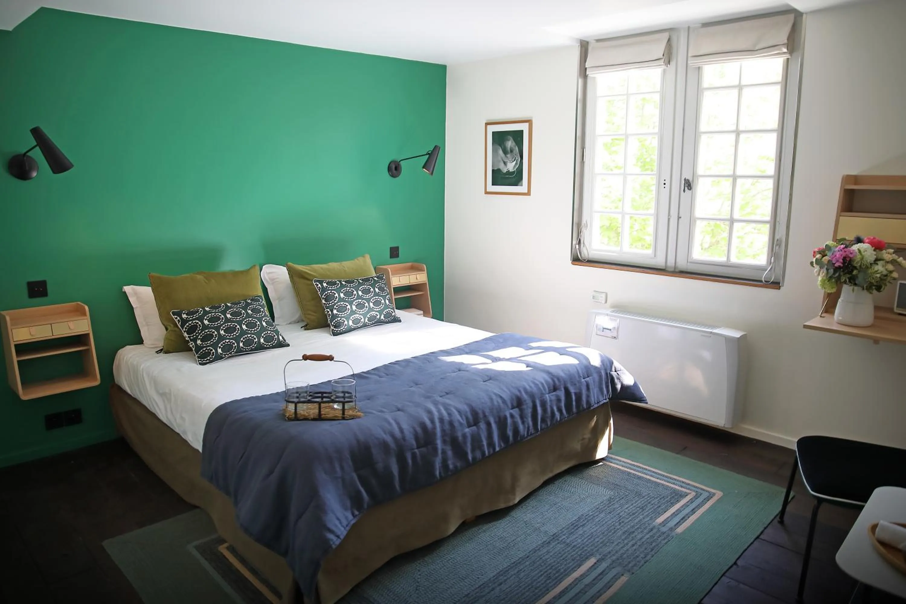 Bed in L'Auberge Basque-Relais & Châteaux