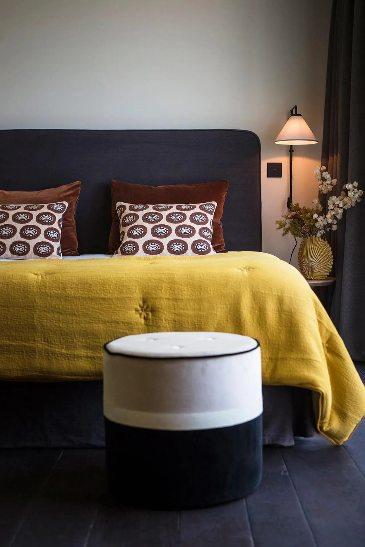 Bed in L'Auberge Basque-Relais & Châteaux