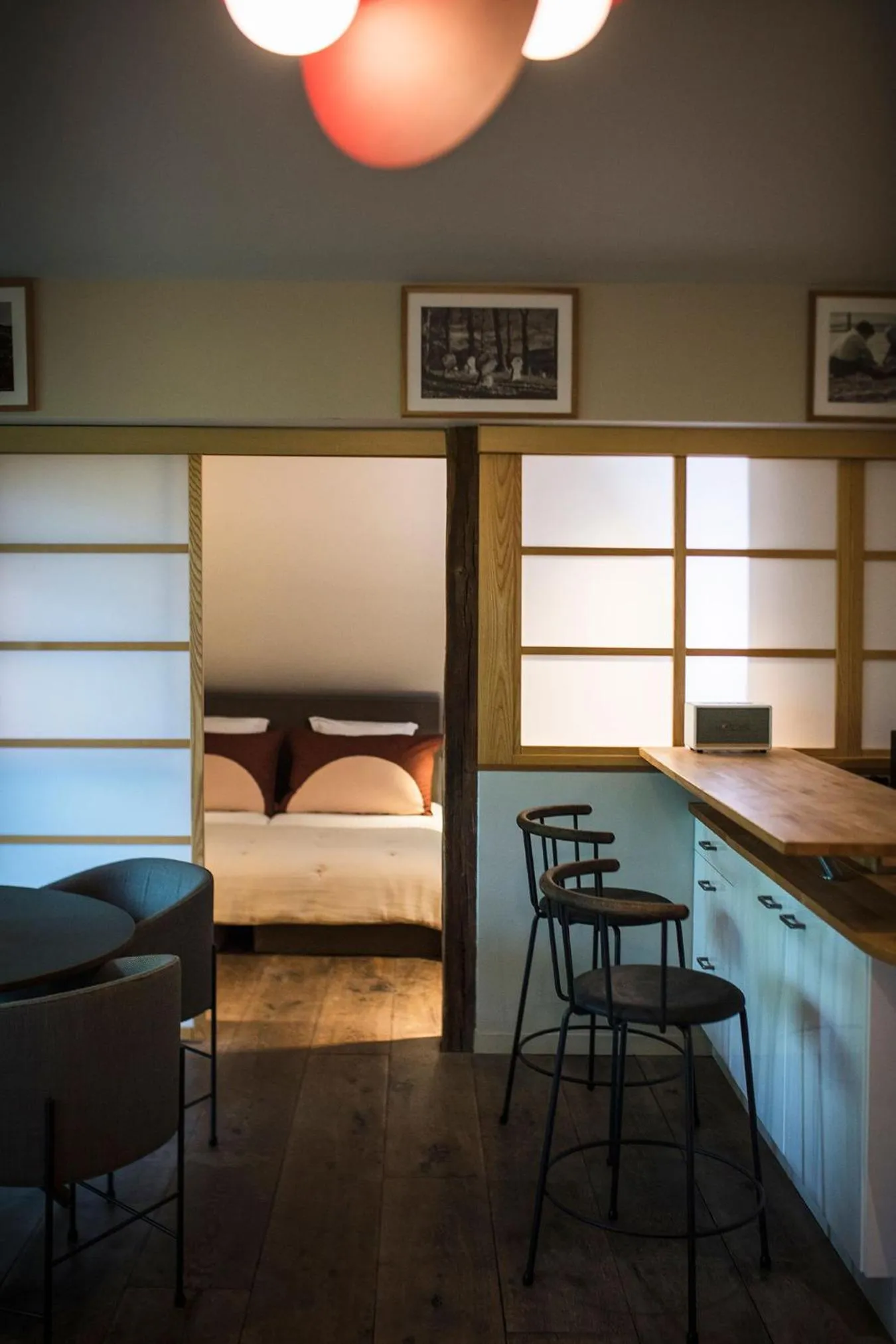 Bed in L'Auberge Basque-Relais & Châteaux