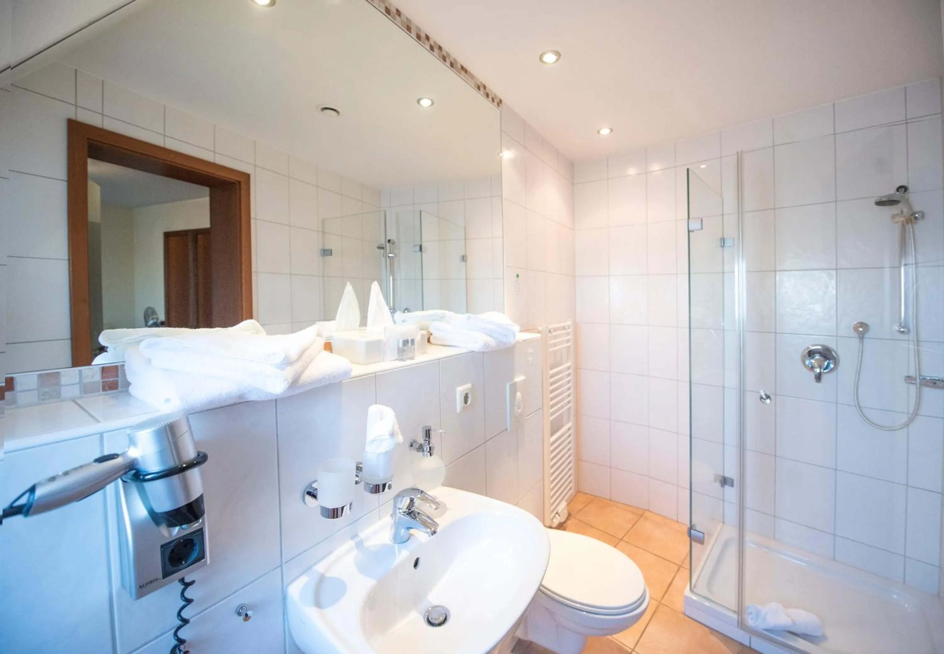 Shower in Hotel-Restaurant 1735