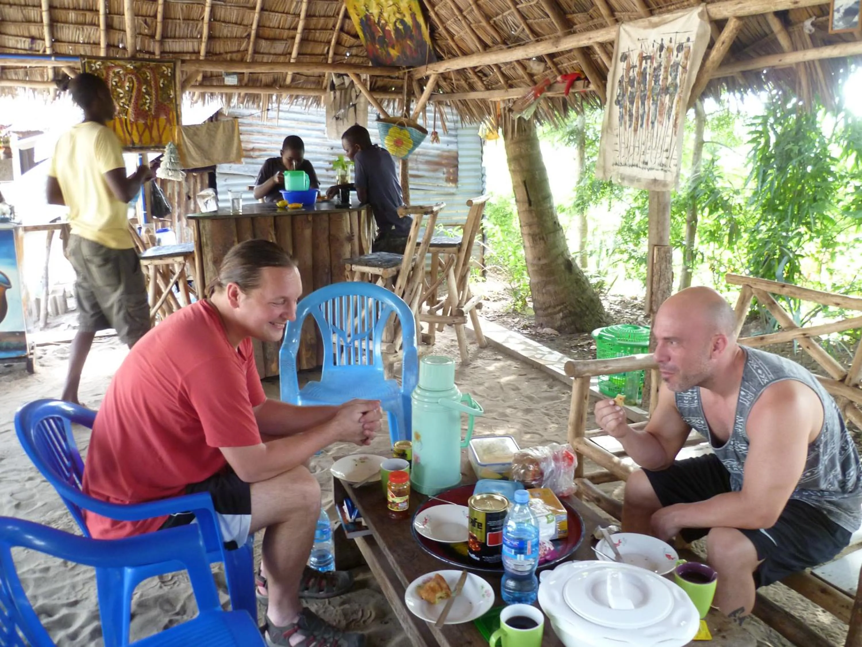 group of guests in Eazy's Place