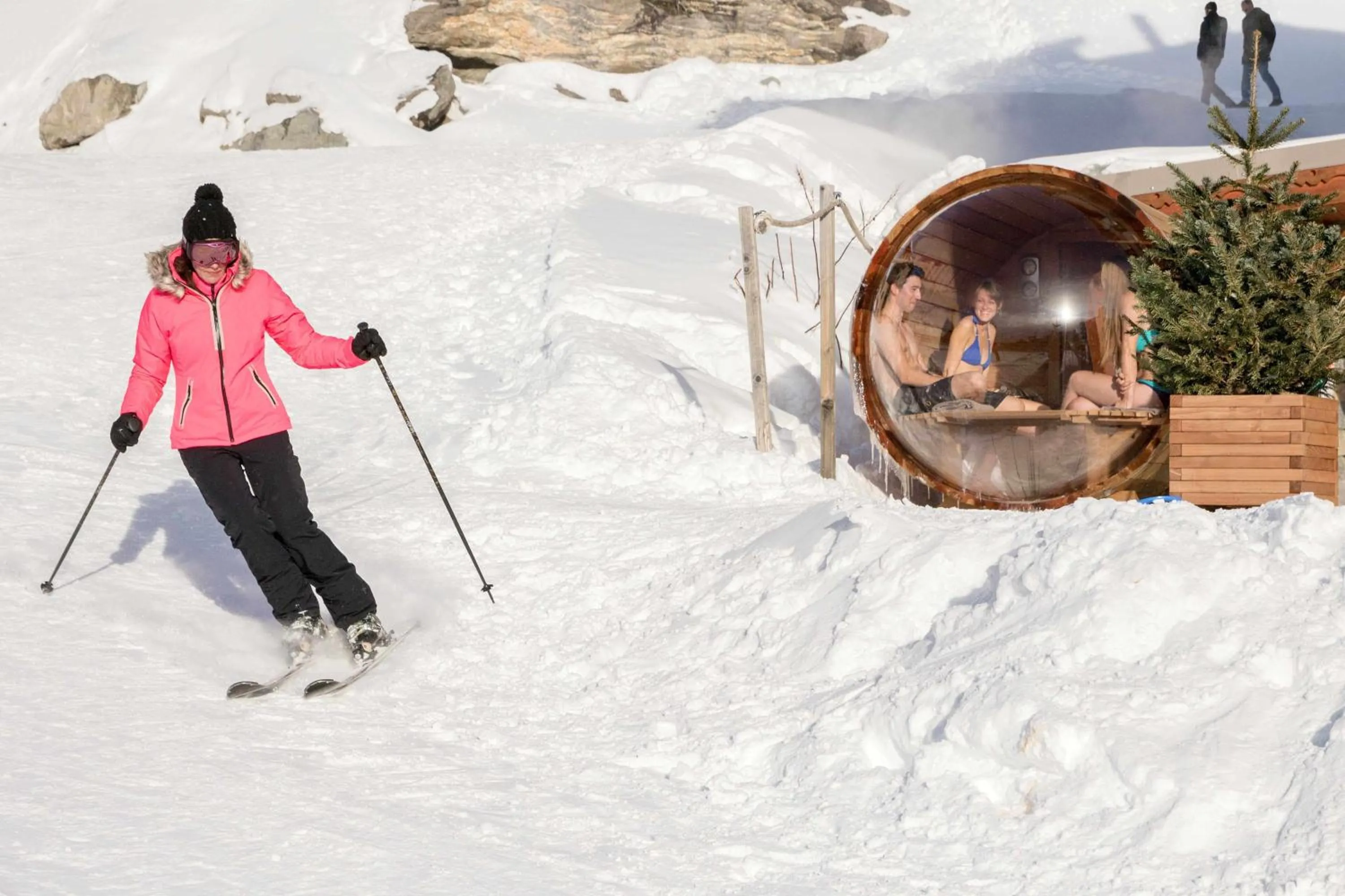 Skiing in Hôtel Le Sherpa Val Thorens