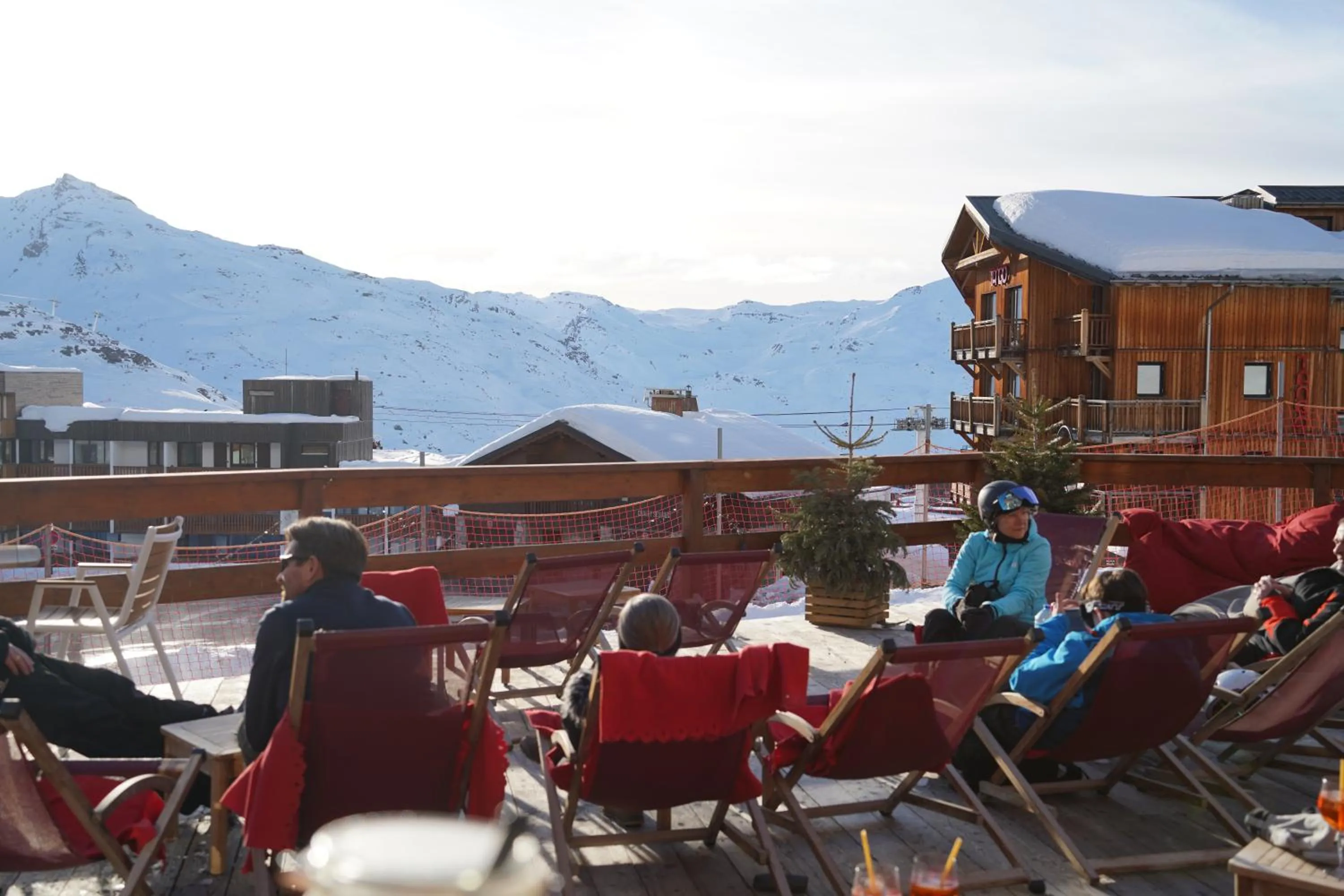 Patio in Hôtel Le Sherpa Val Thorens