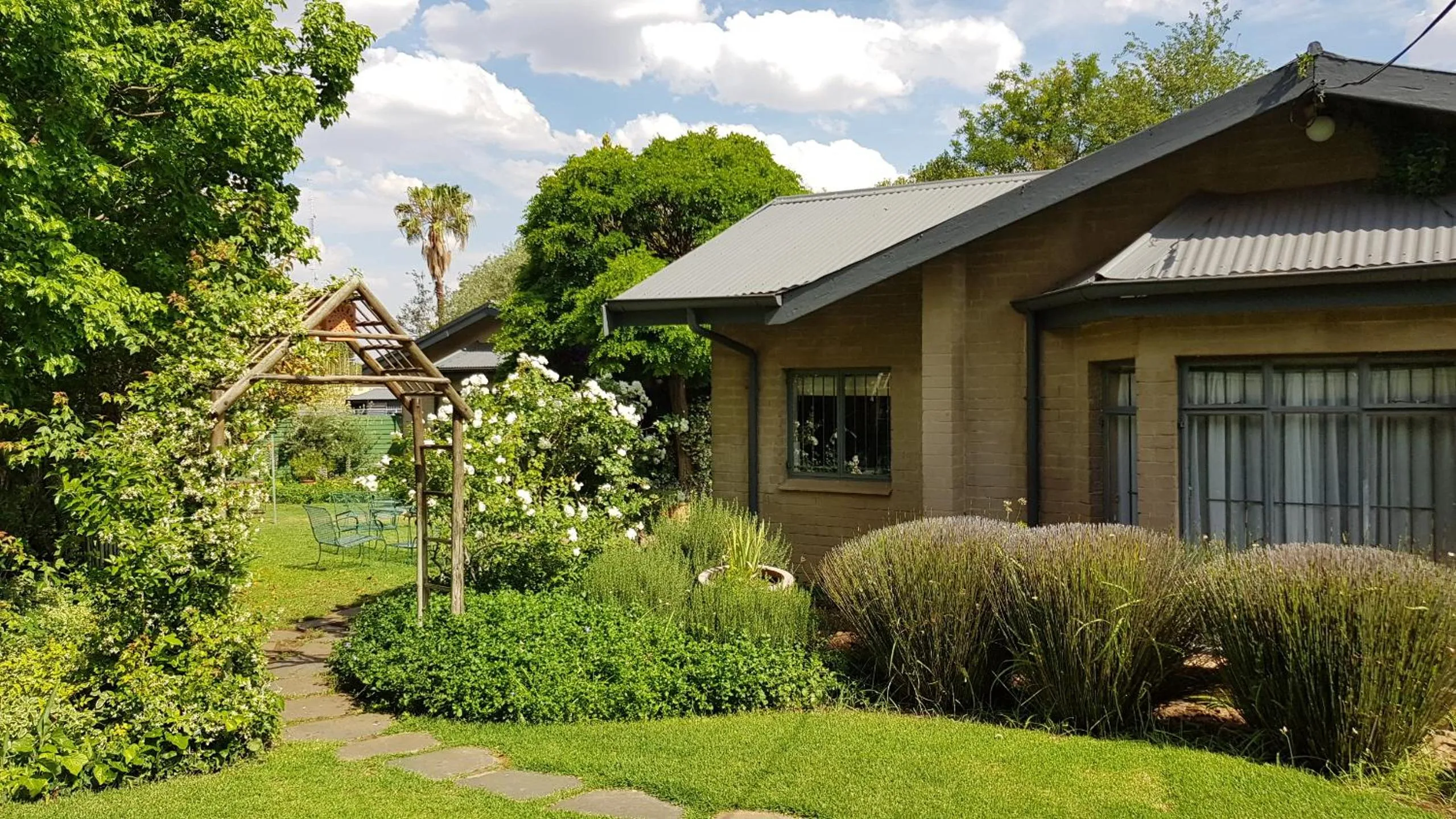 Garden view in Dias Guest House