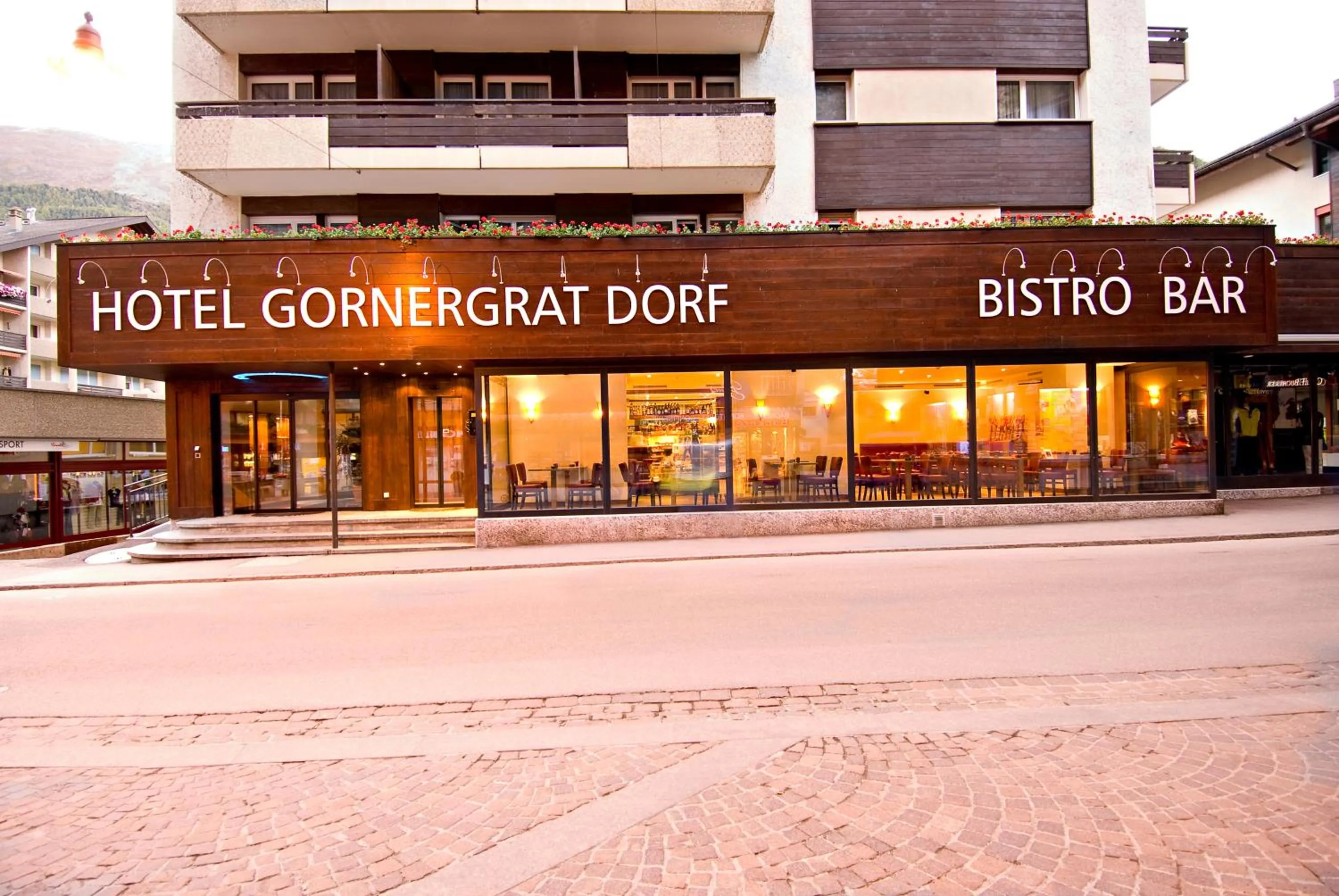 Property building in Gornergrat Dorf Hotel