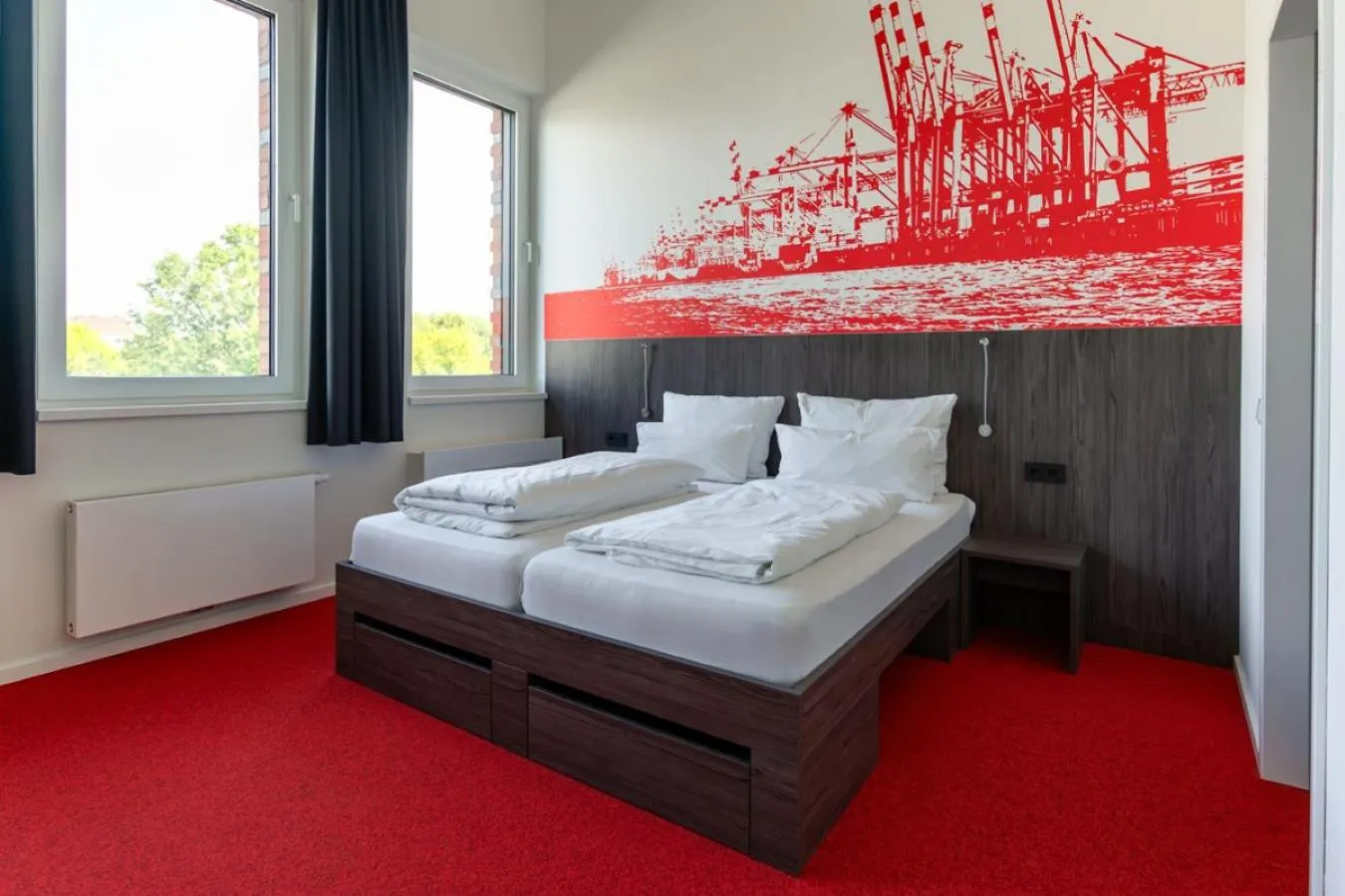 Bedroom, Bed in havenhostel Bremerhaven