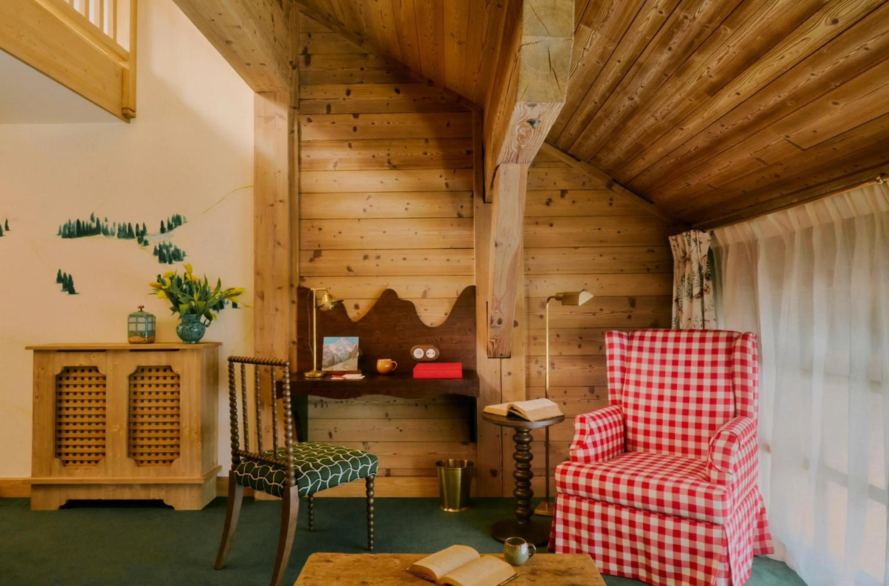 Living room in Hôtel Saint-Georges Relais & Châteaux