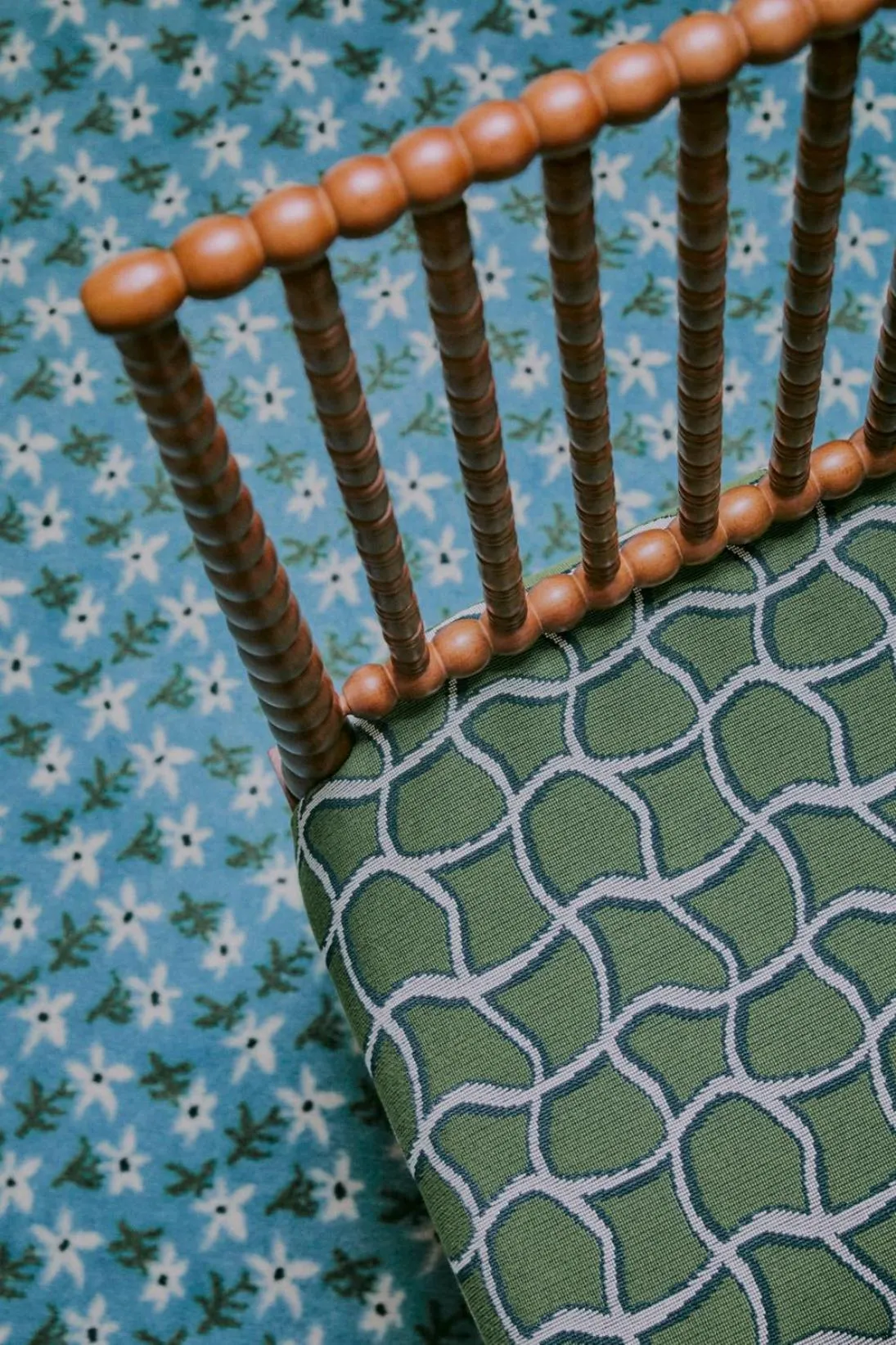 Decorative detail, Bed in Hôtel Saint-Georges