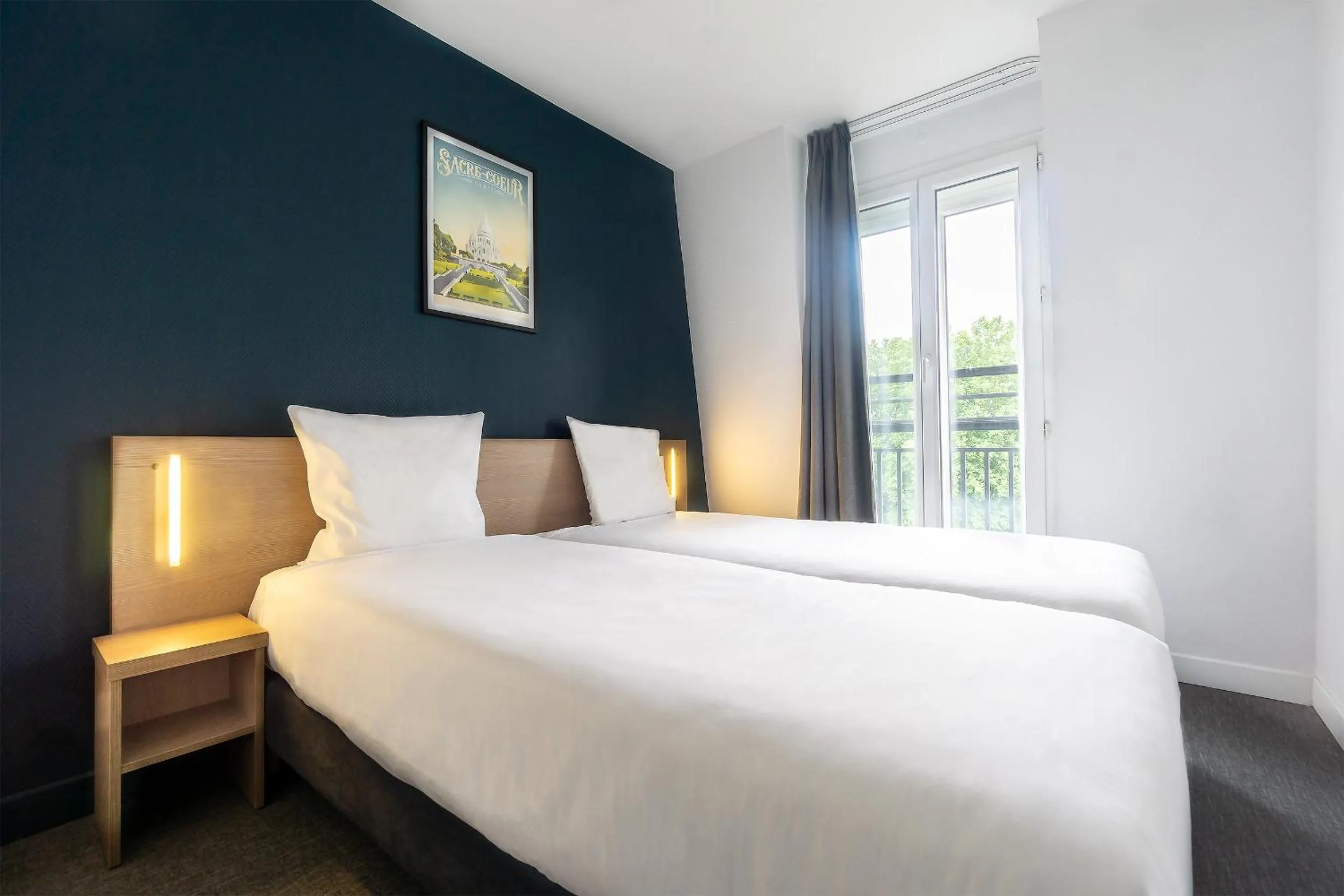 Bedroom, Bed in City Résidence Paris Saint-Maurice