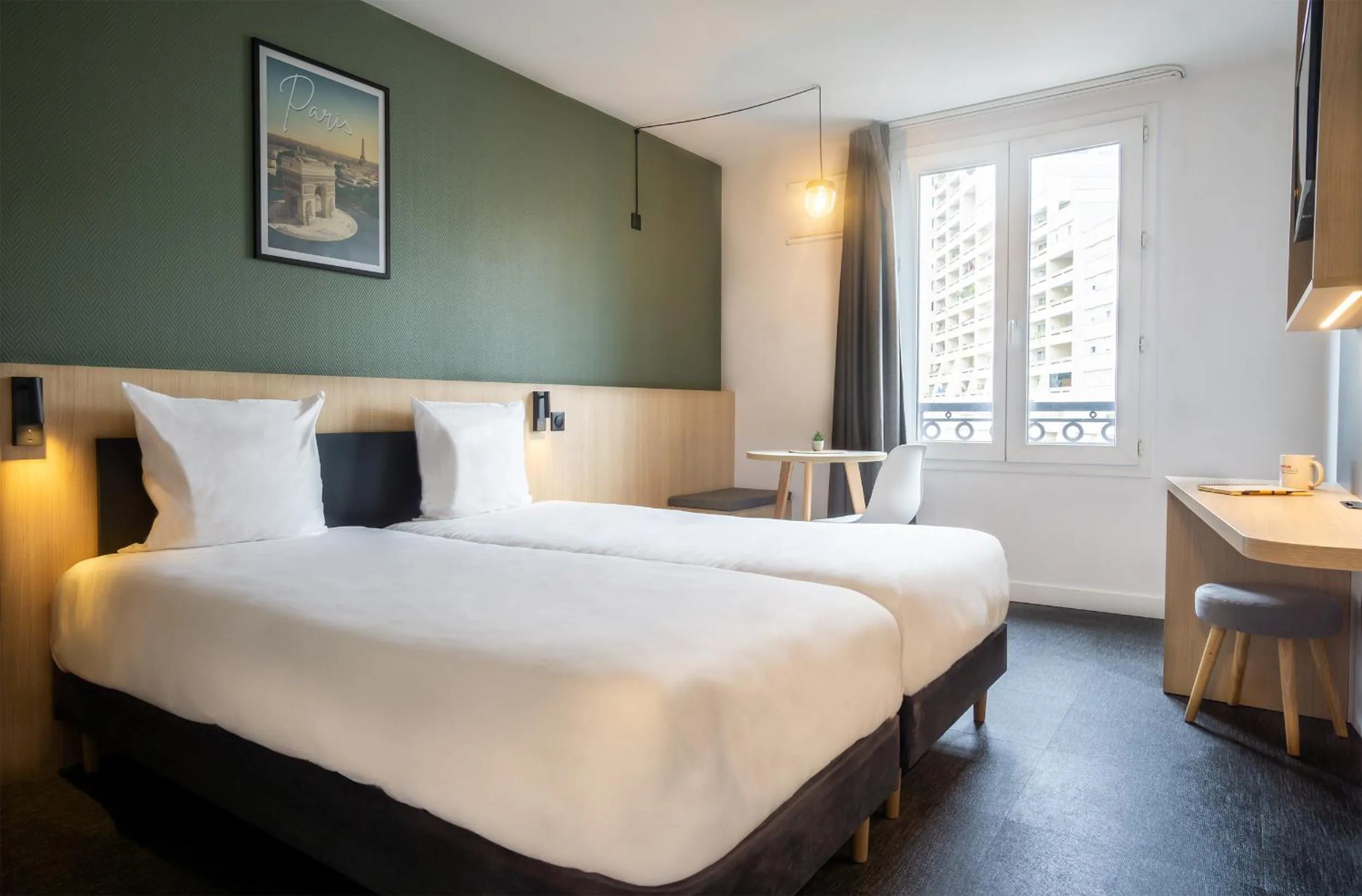 Bedroom, Bed in City Résidence Paris Saint-Maurice