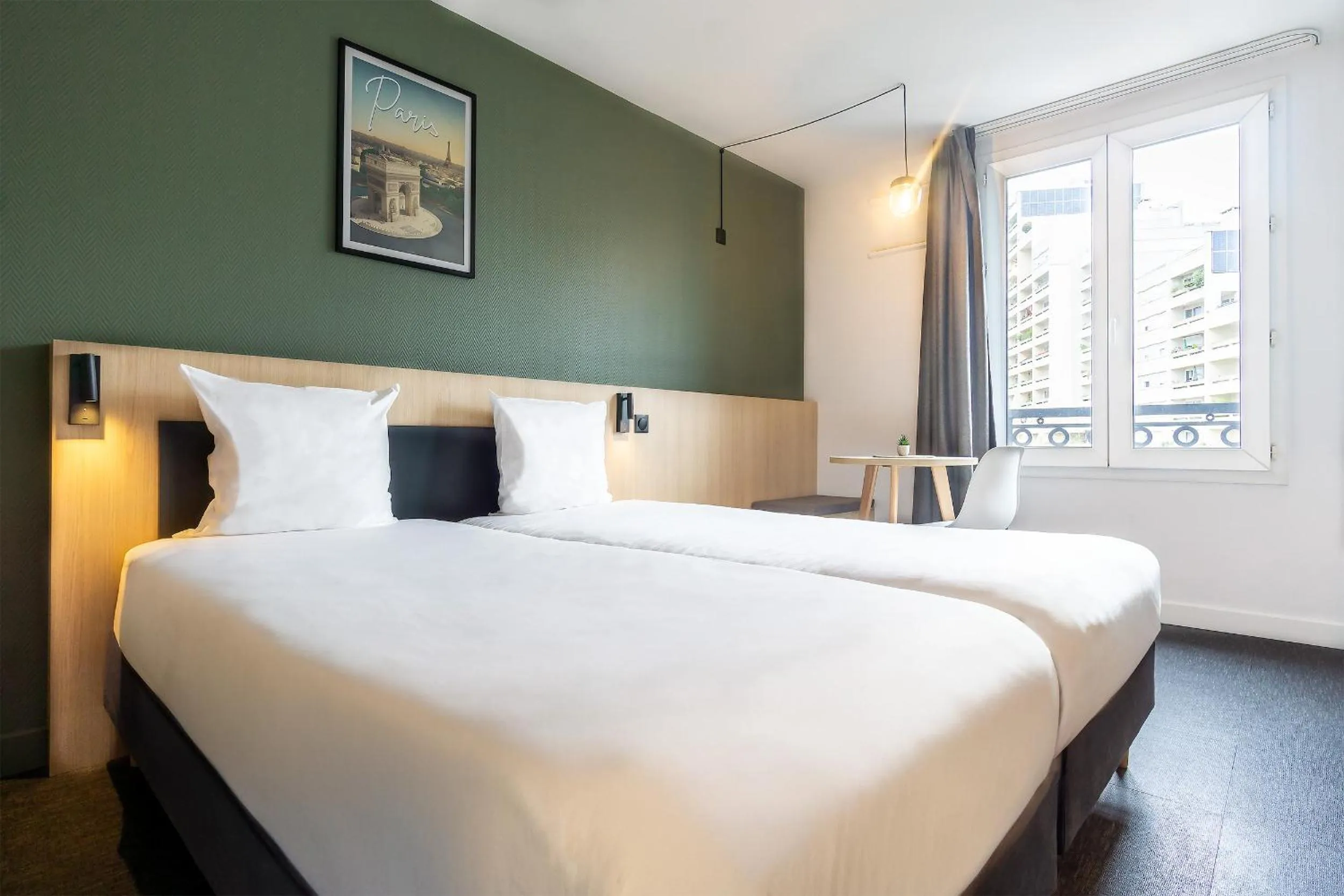 Bedroom, Bed in City Résidence Paris Saint-Maurice