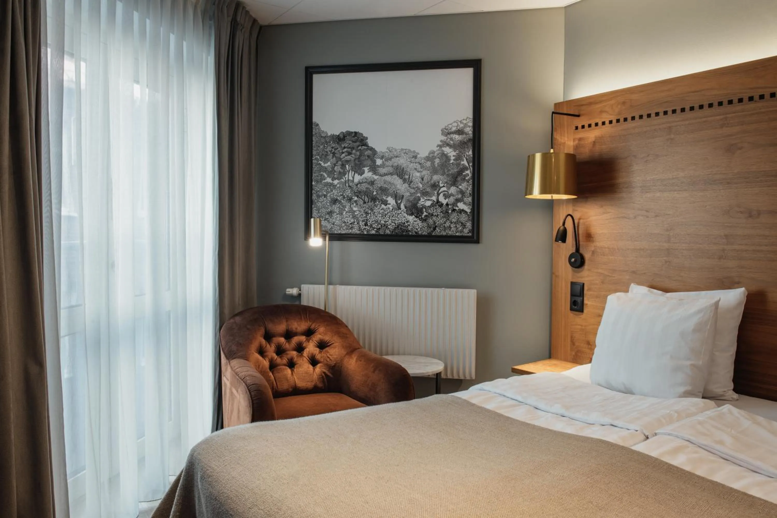 Bed in Home Hotel Temperance