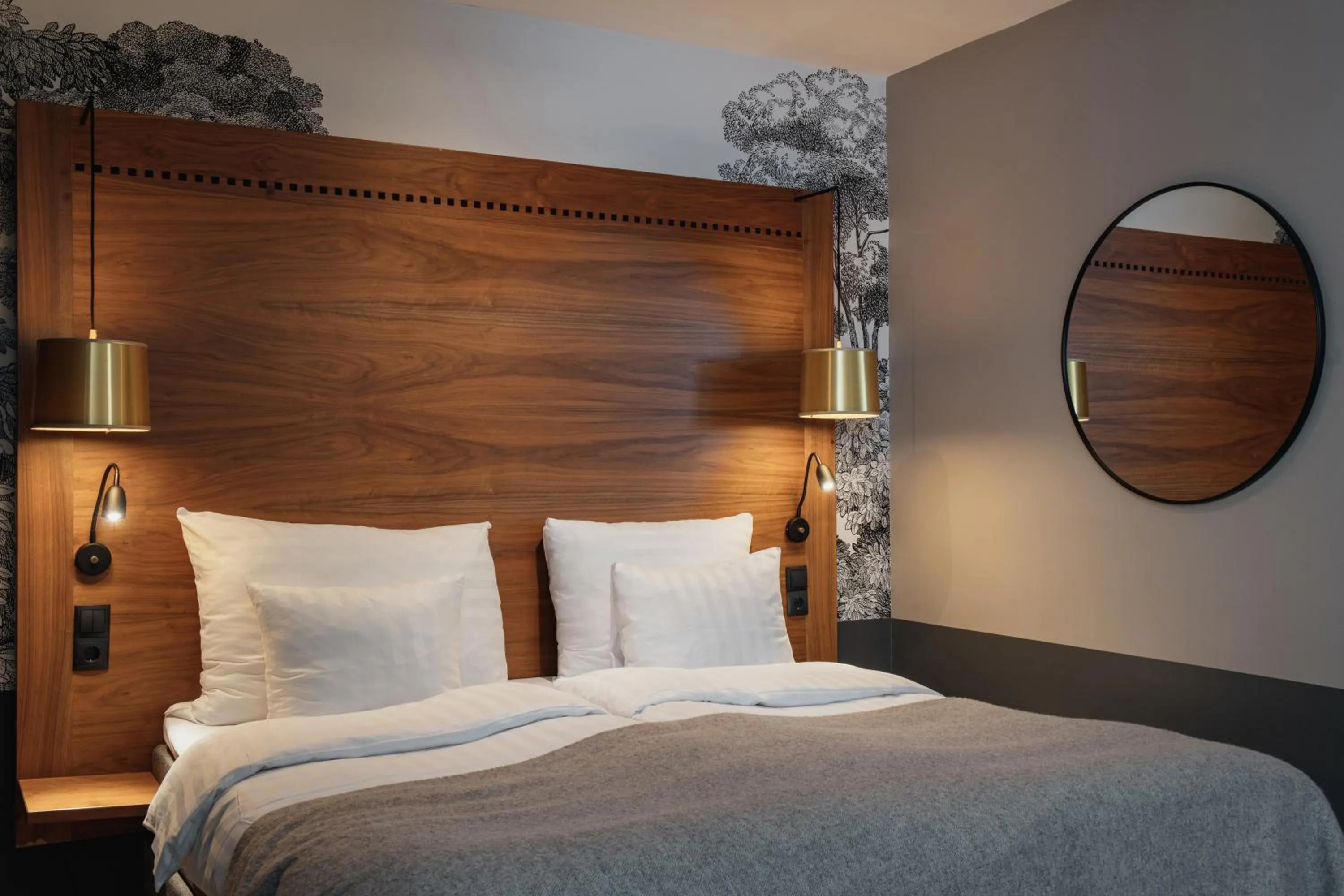 Bed in Home Hotel Temperance