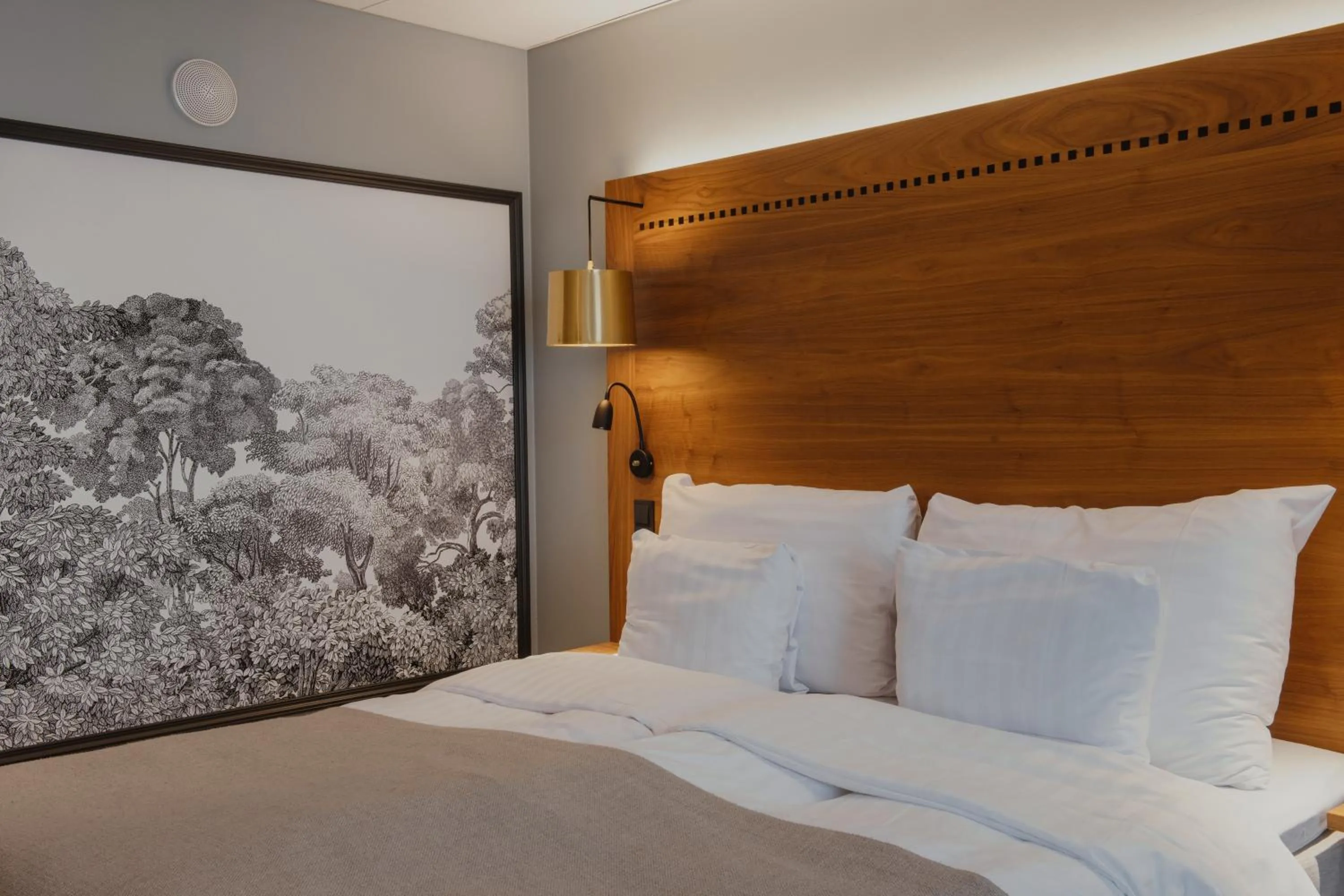 Bed in Home Hotel Temperance