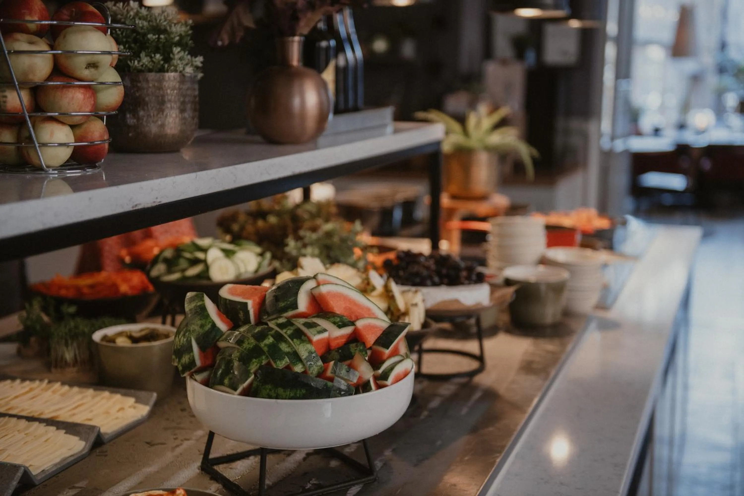 Buffet breakfast in Home Hotel Temperance