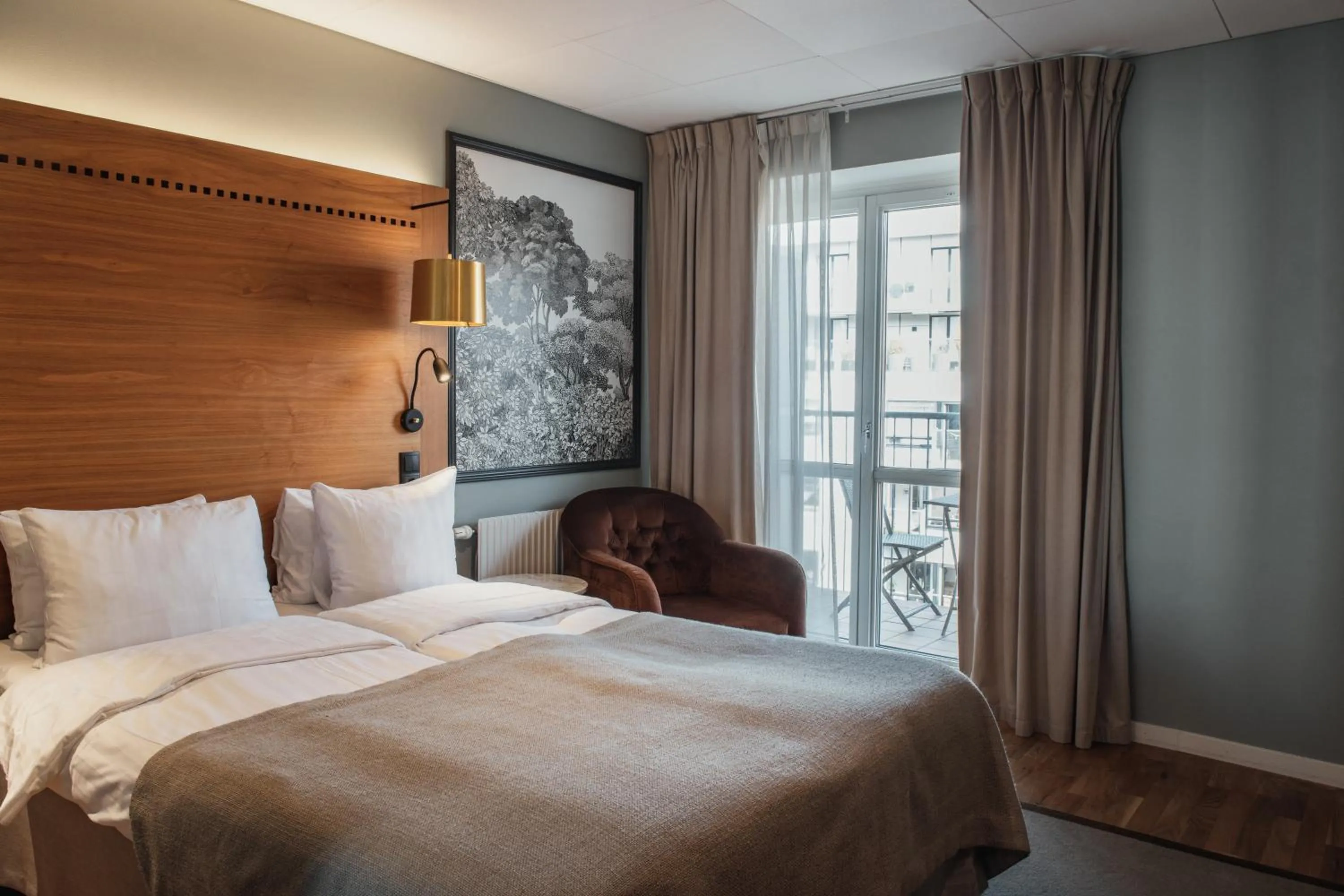 Bed in Home Hotel Temperance