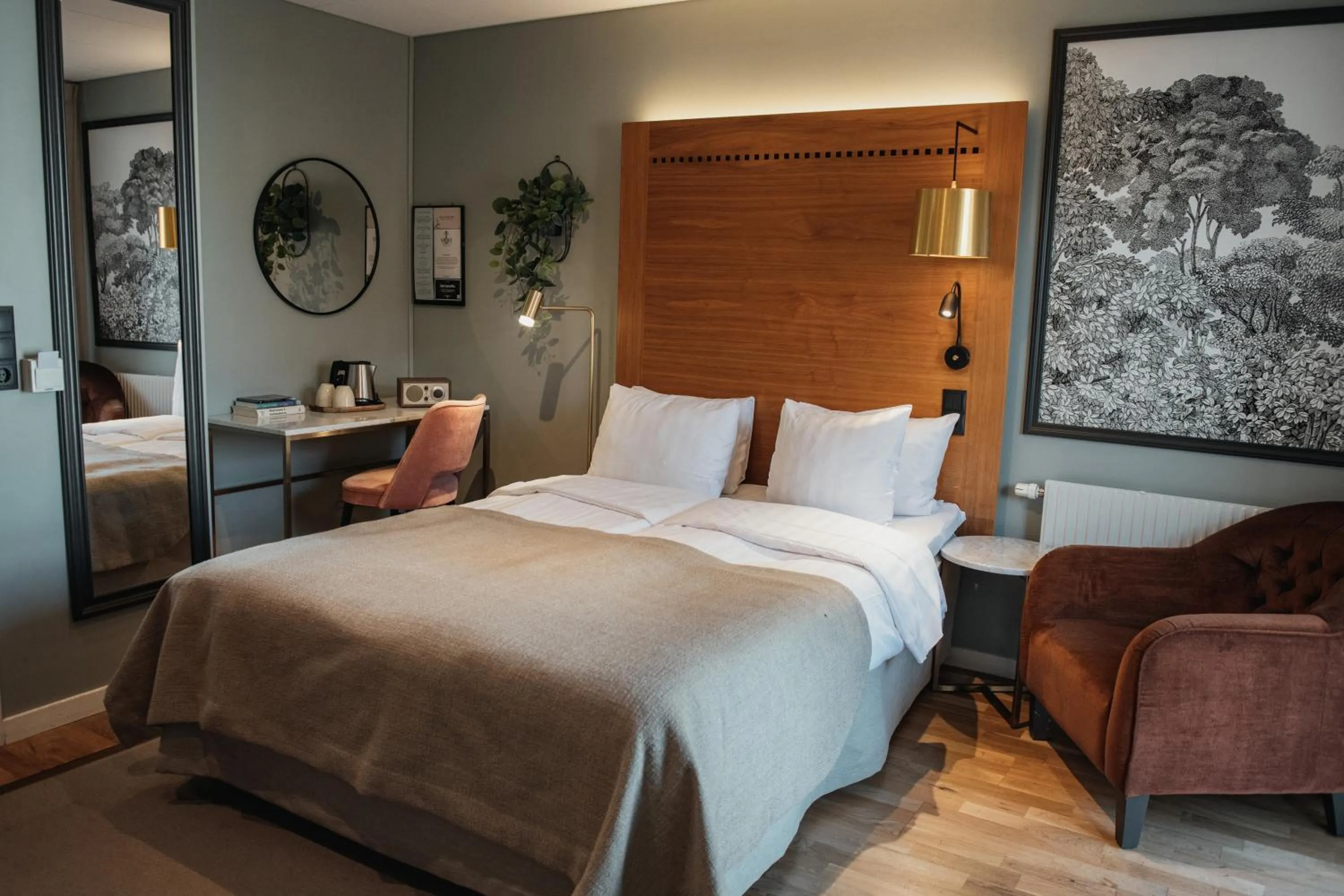 Bed in Home Hotel Temperance