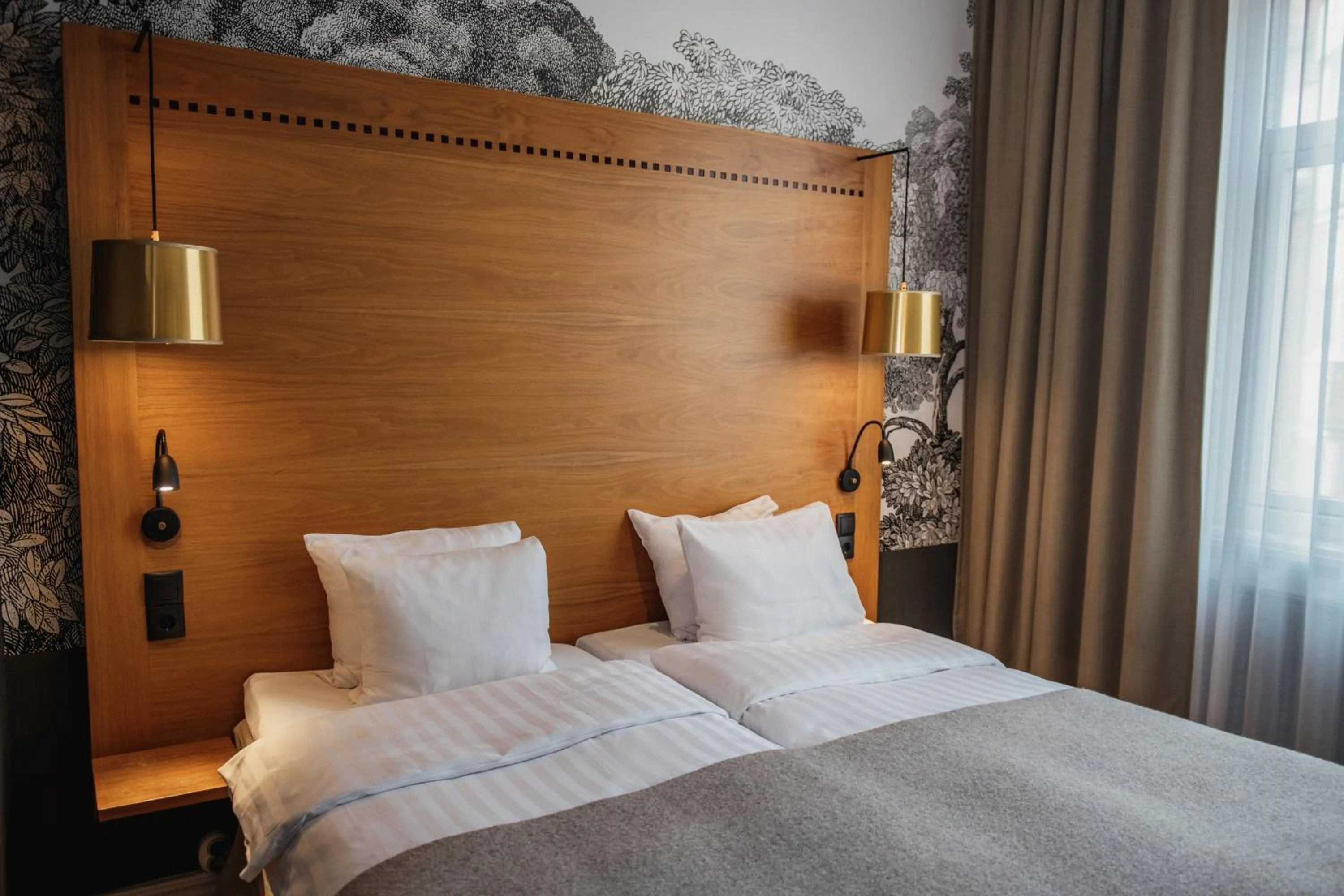 Bed in Home Hotel Temperance