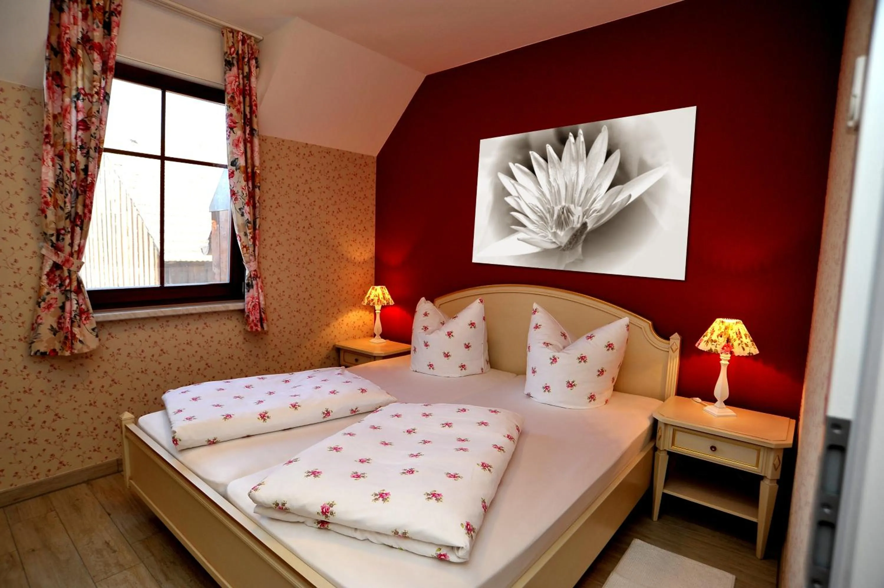 Bedroom, Bed in Villa Rosamunde