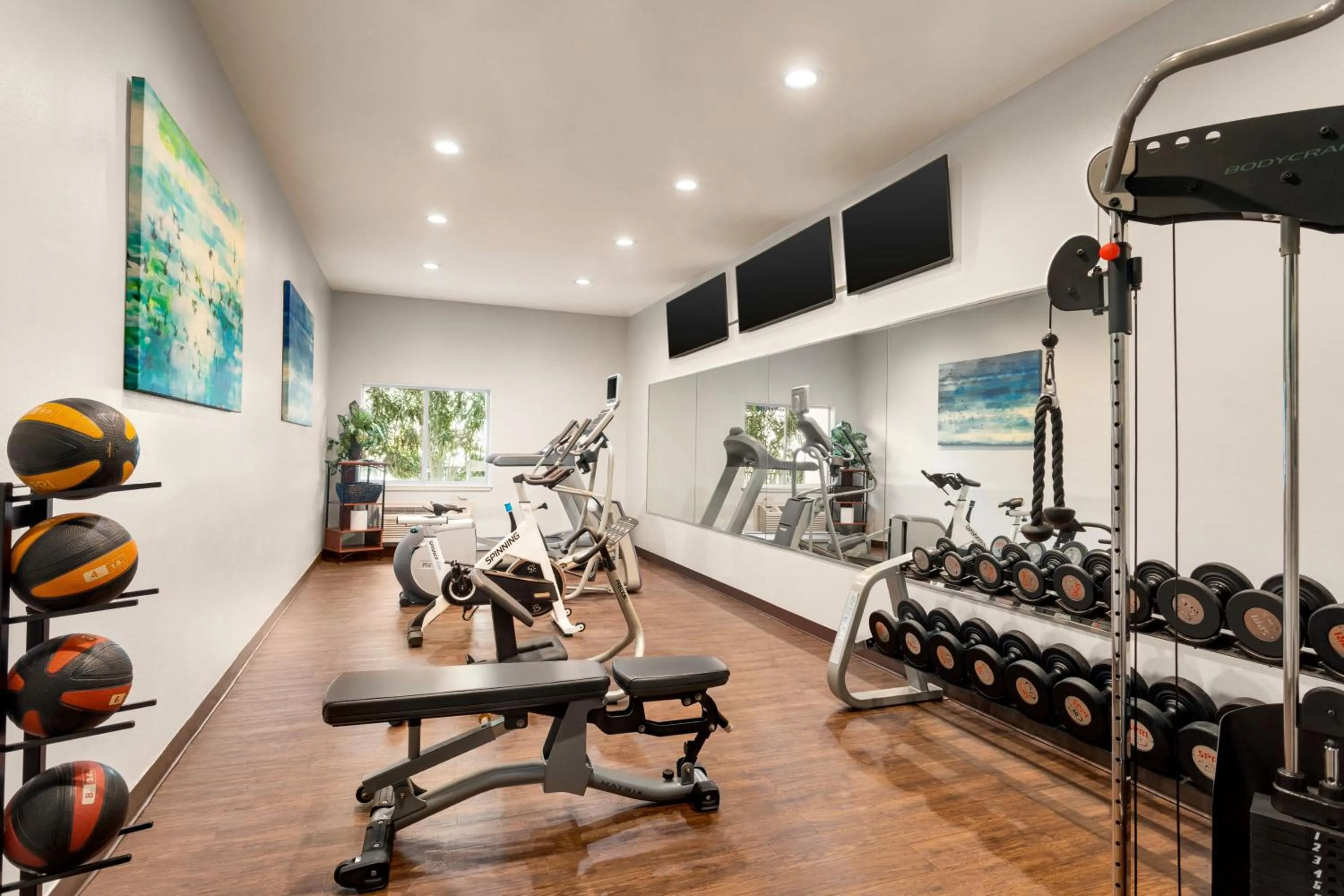 Fitness centre/facilities in La Copa Inn Beach Hotel