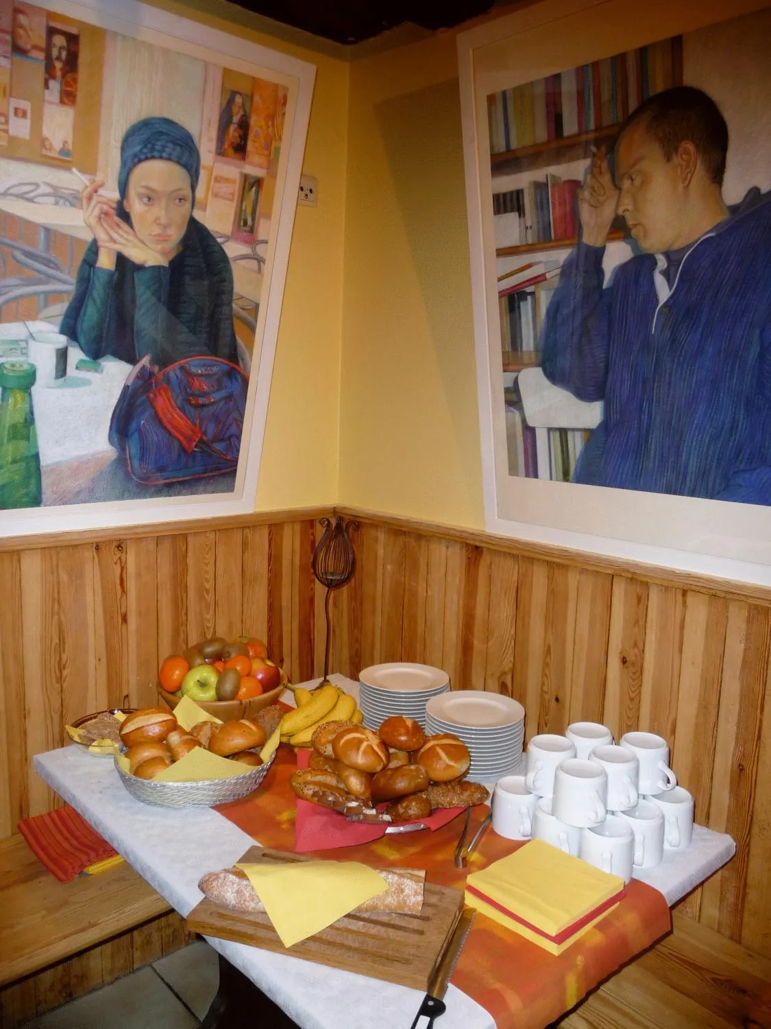 Buffet breakfast in Gelber Löwe B&B Nichtraucherhotel