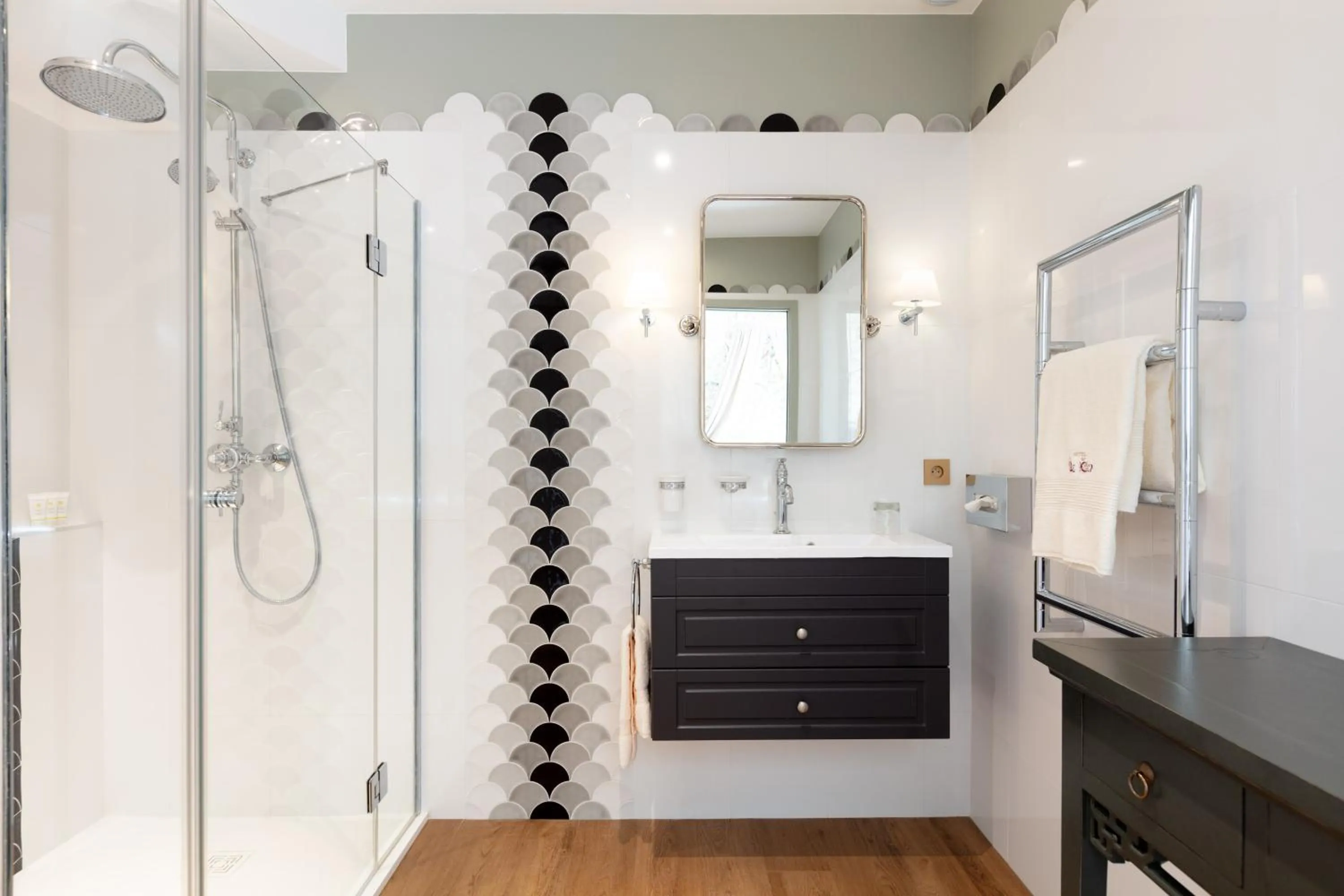 Bathroom in Hôtel Le Cep & Spa