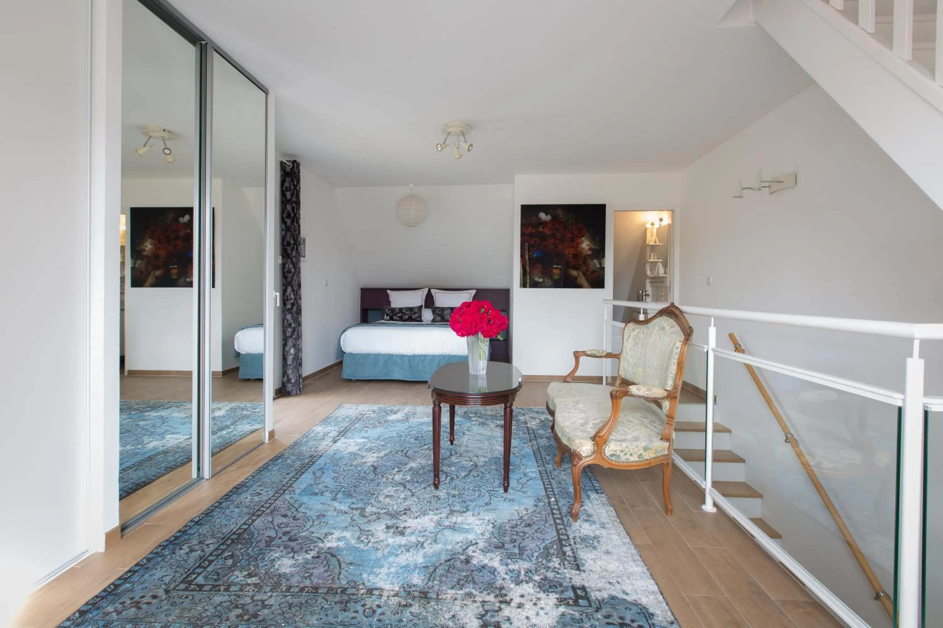 Bedroom in Hôtel Le Cep & Spa