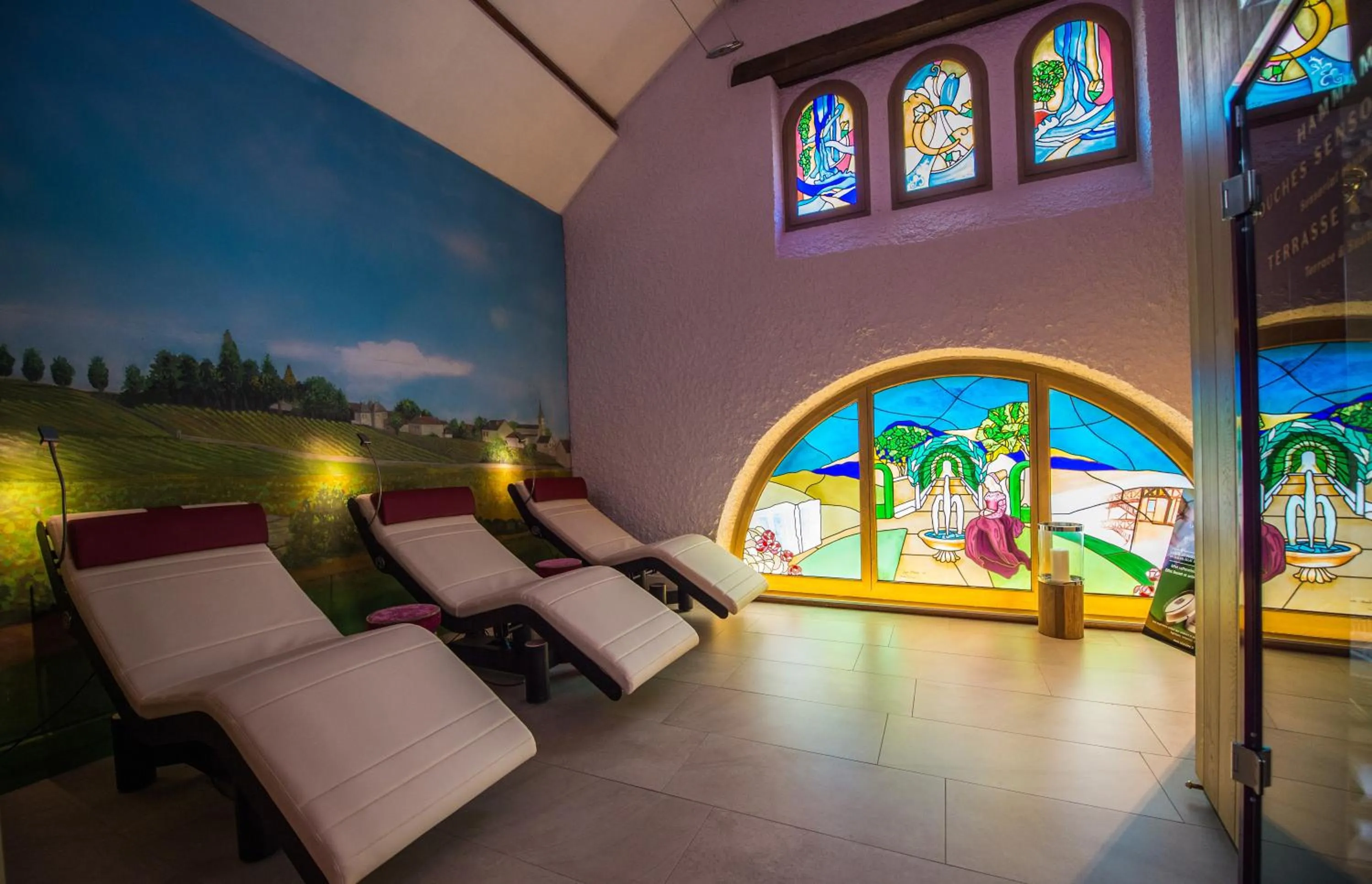 Spa and wellness centre/facilities in Hôtel Le Cep & Spa