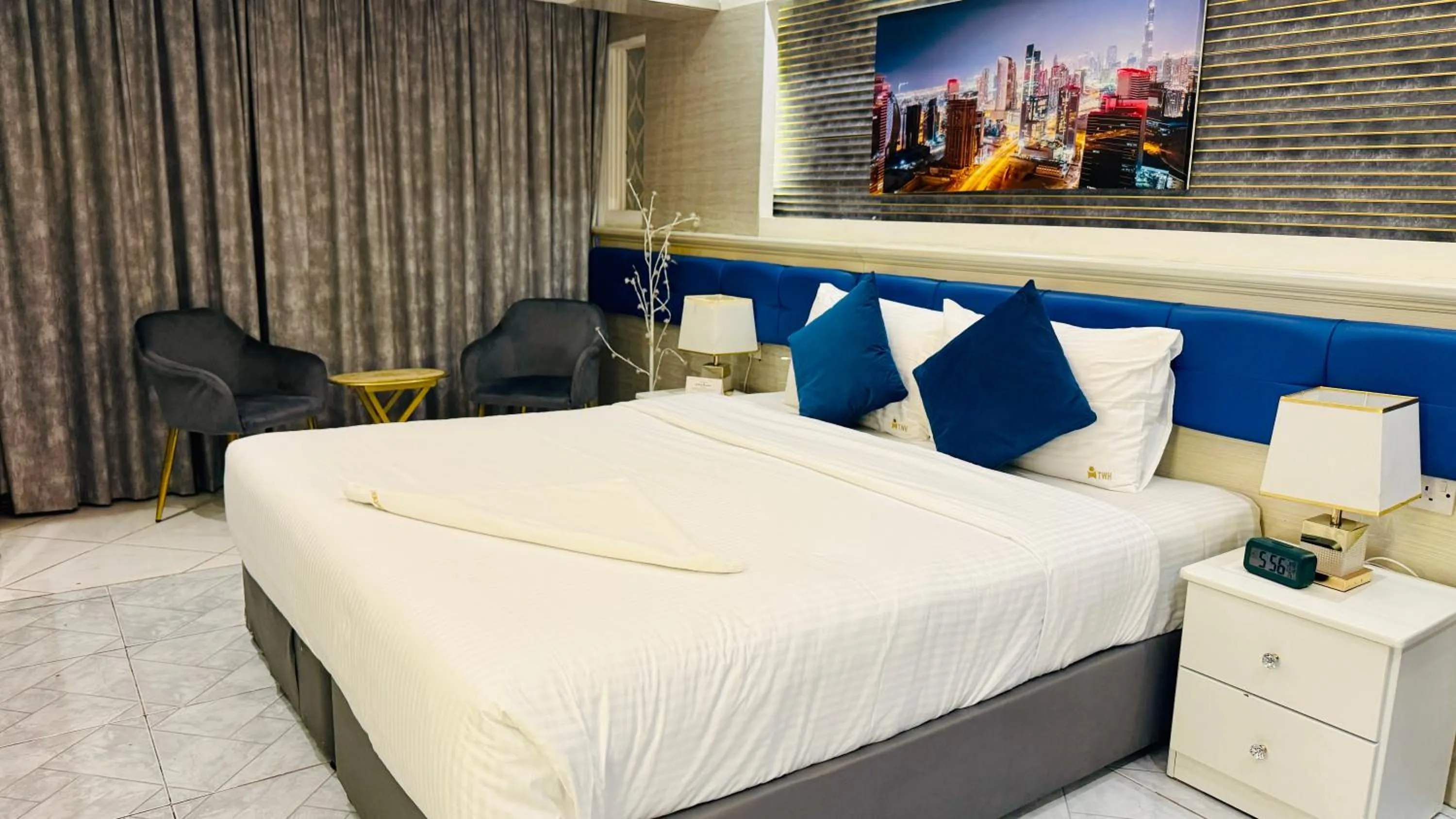 Bed in Trans World Hotel