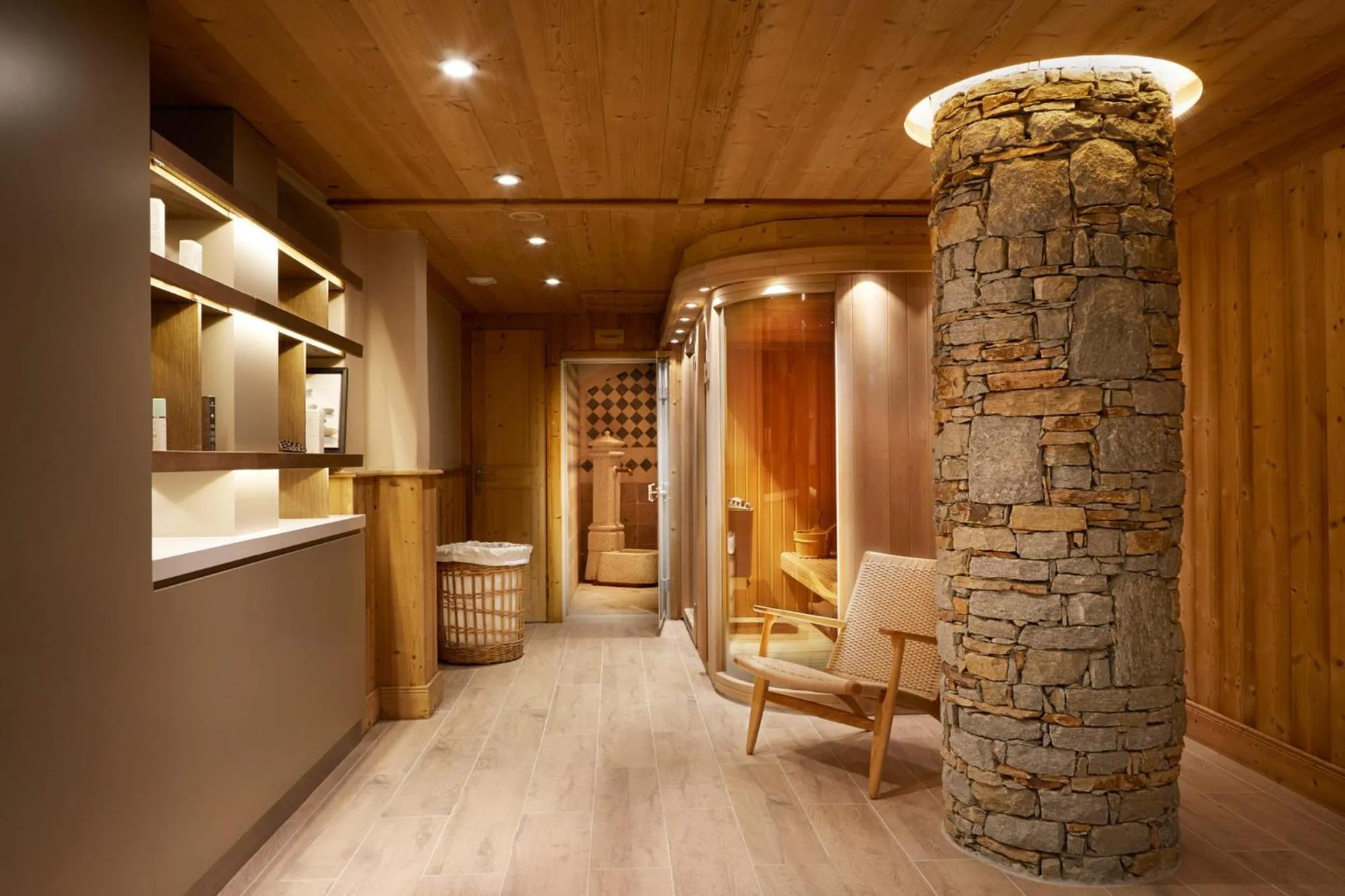 Spa and wellness centre/facilities in Les Trois Vallées, a Beaumier hotel