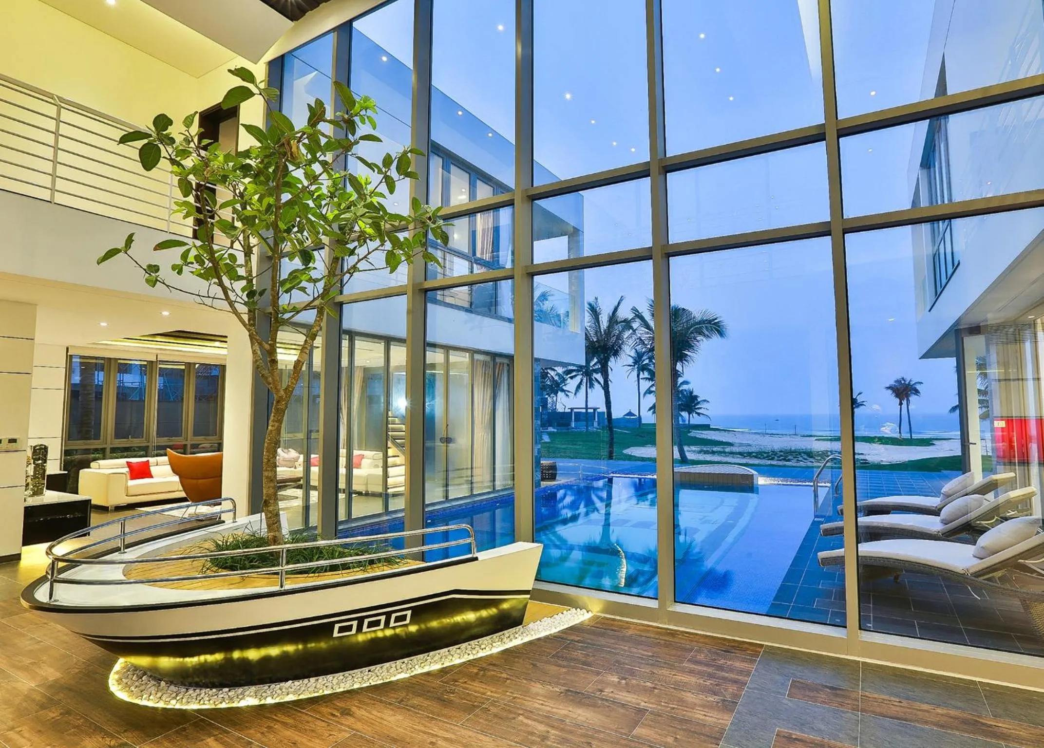 Lobby or reception, Spa/Wellness in The Yacht Villa