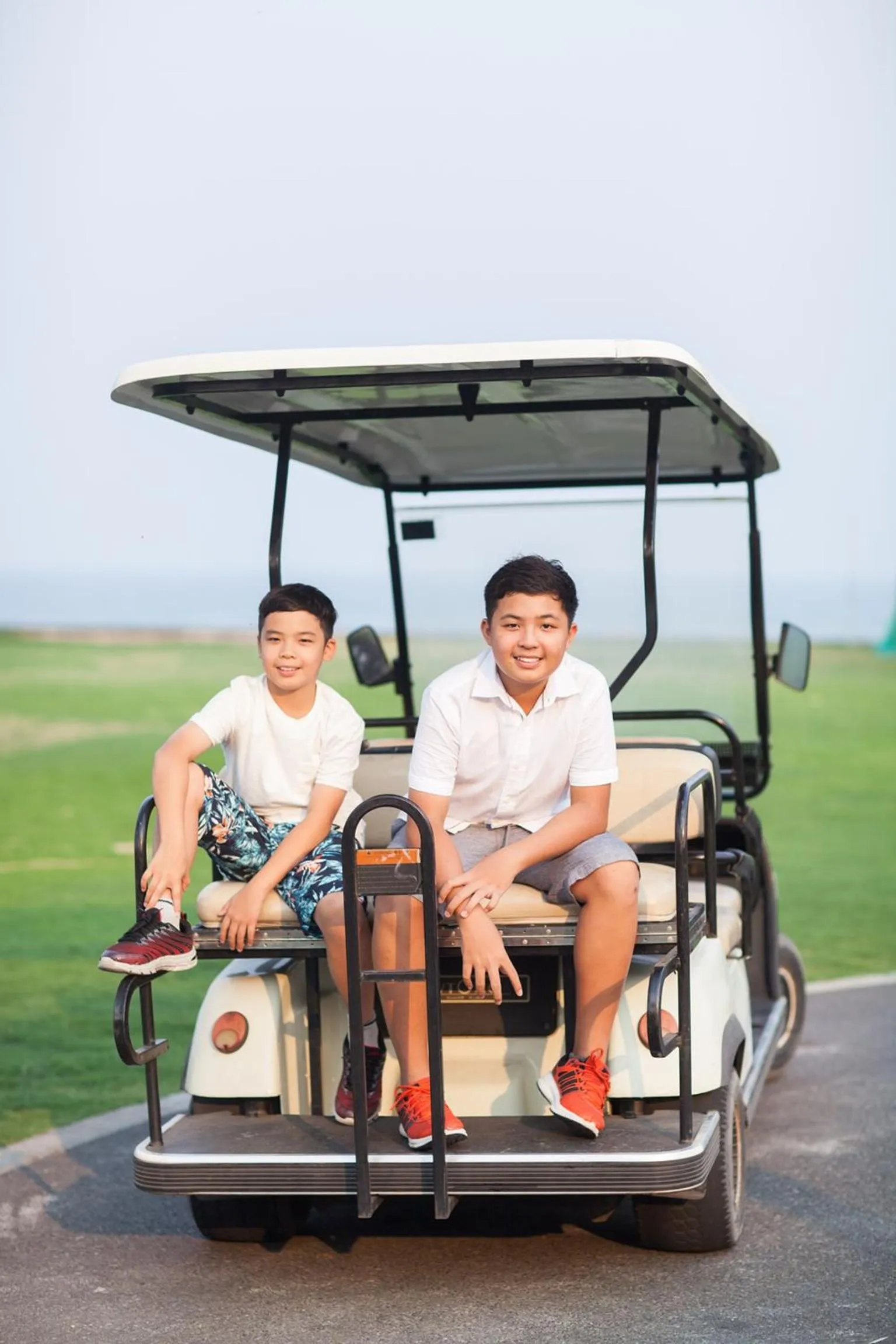 children in The Yacht Villa