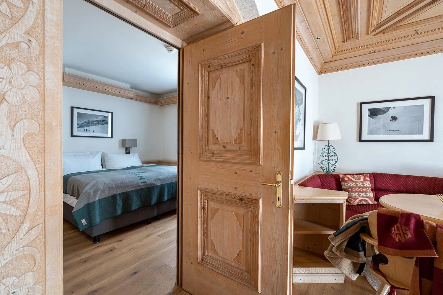 Bed in Hotel Steffani