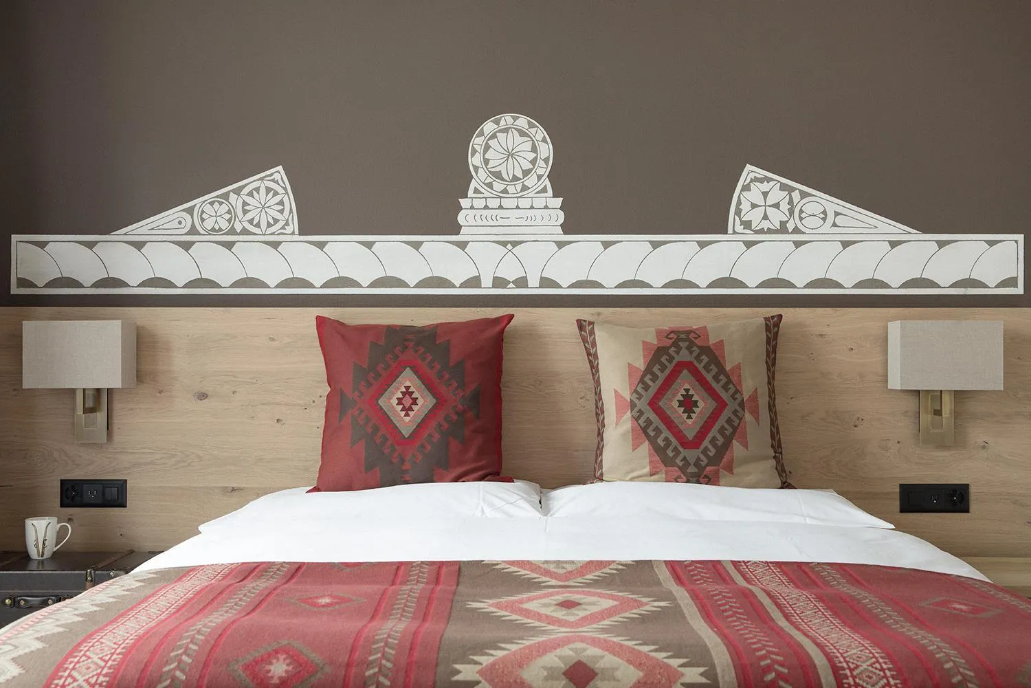 Bed in Hotel Steffani