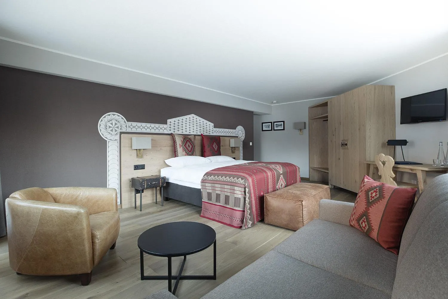 Bed in Hotel Steffani