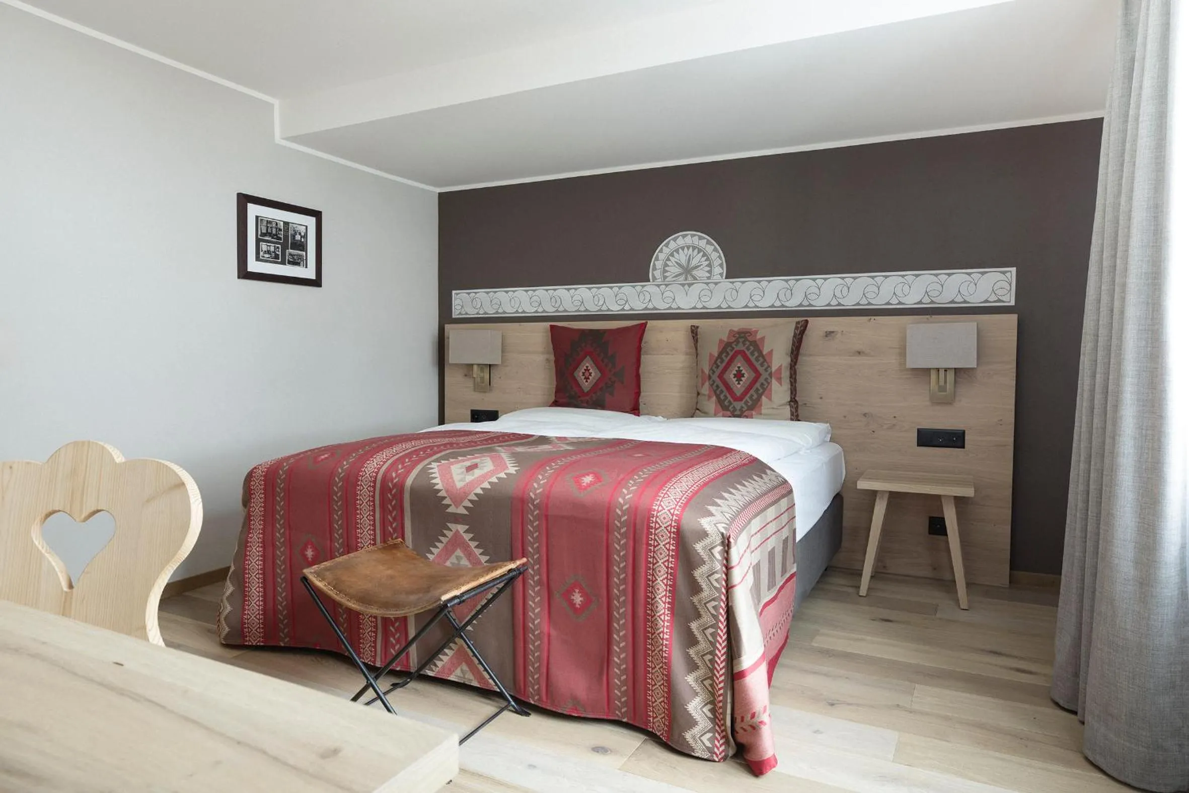 Bed in Hotel Steffani