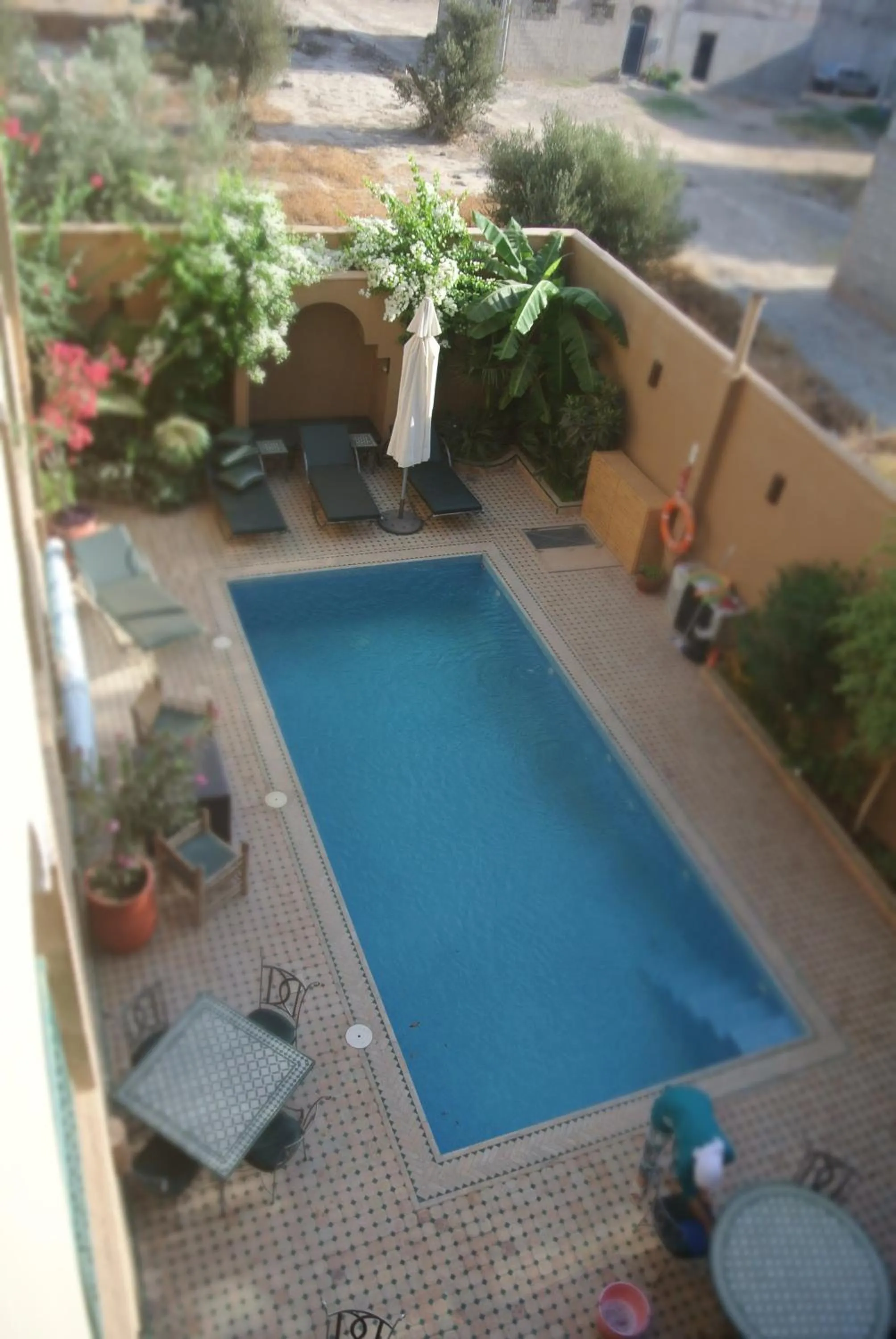 Pool view in Riad Anma